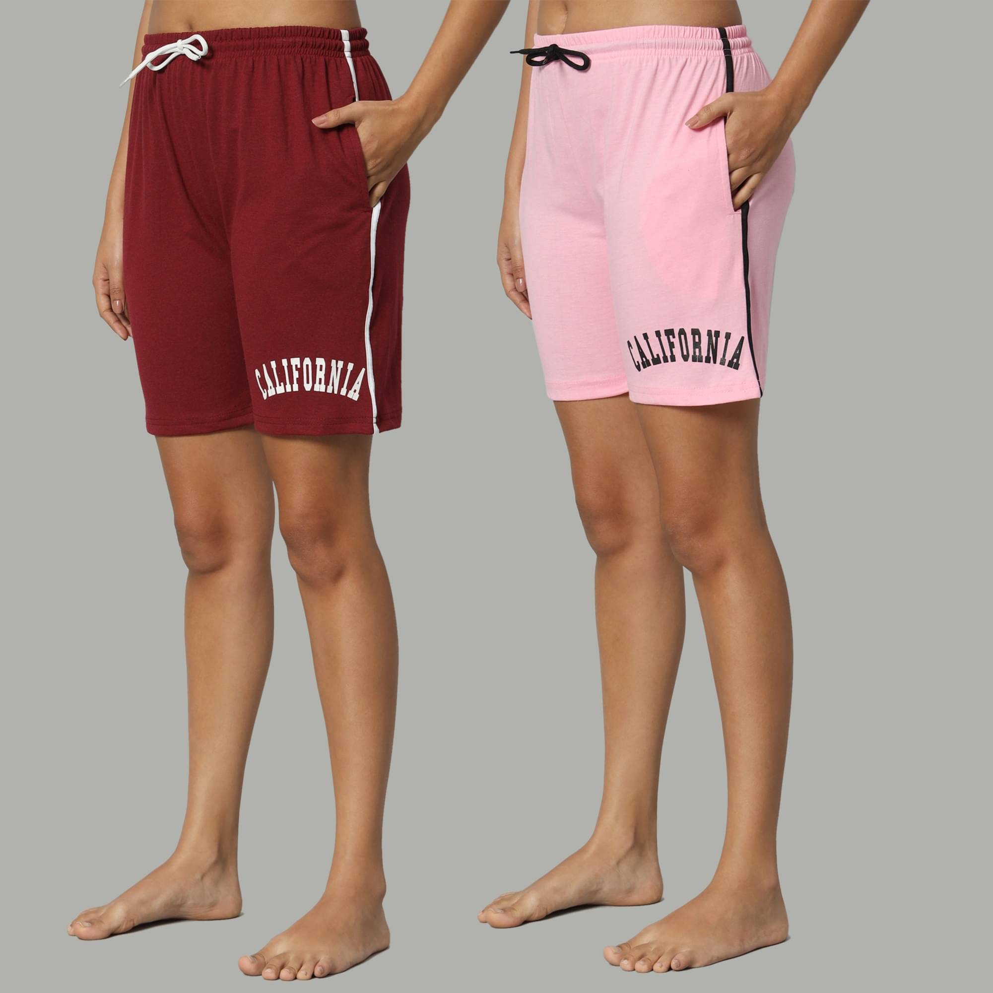     			DUCOHIVE Cotton Blend Bermuda - Multicolor 4 Pack of 2