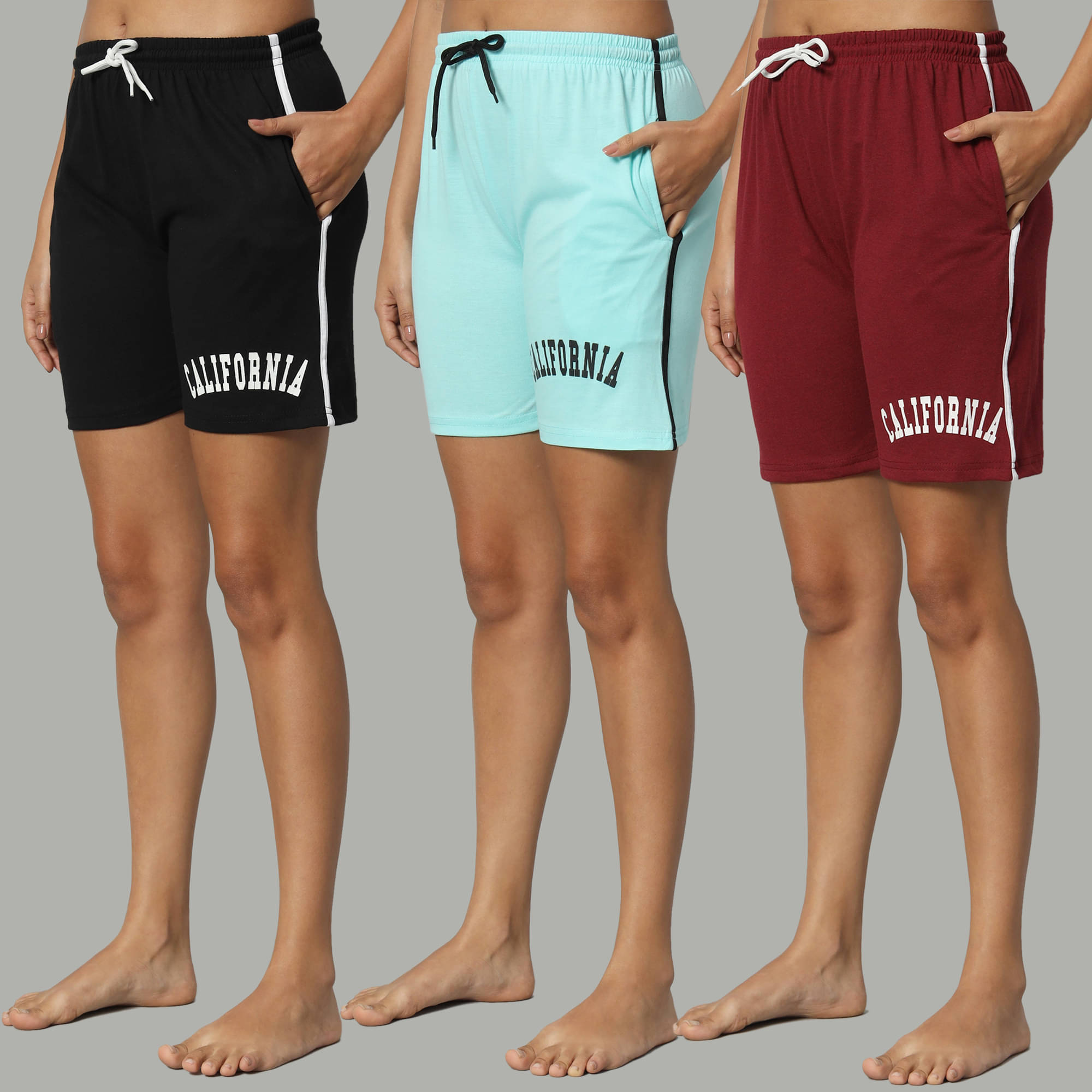     			DUCOHIVE Cotton Blend Bermuda - Multicolor 15 Pack of 3