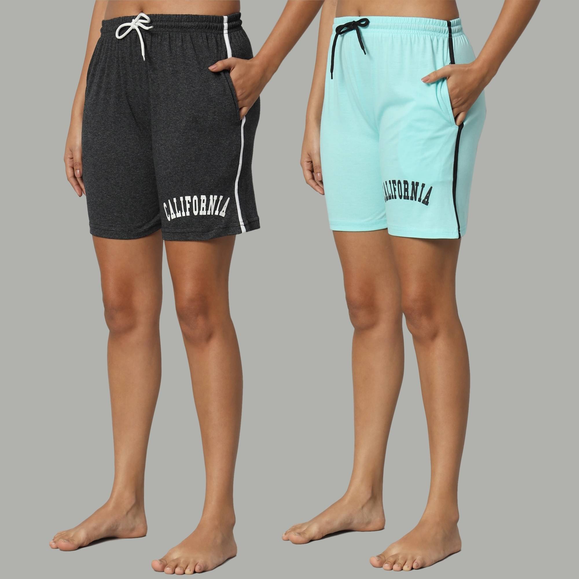     			DUCOHIVE Cotton Blend Bermuda - Multicolor 9 Pack of 2