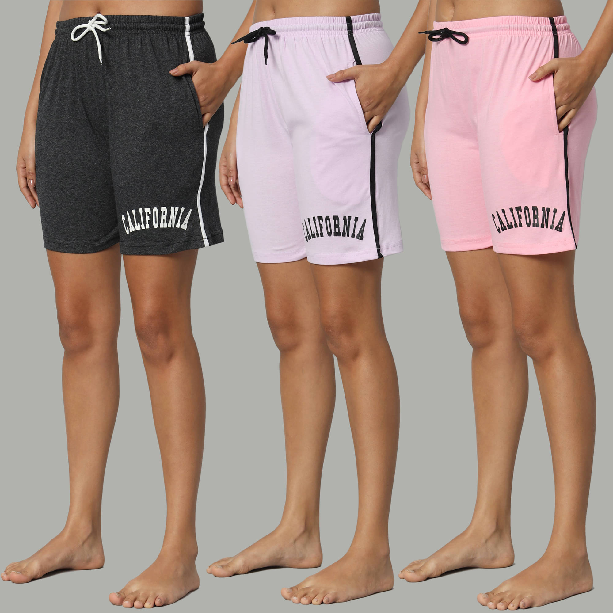     			DUCOHIVE Cotton Blend Bermuda - Multicolor 14 Pack of 3