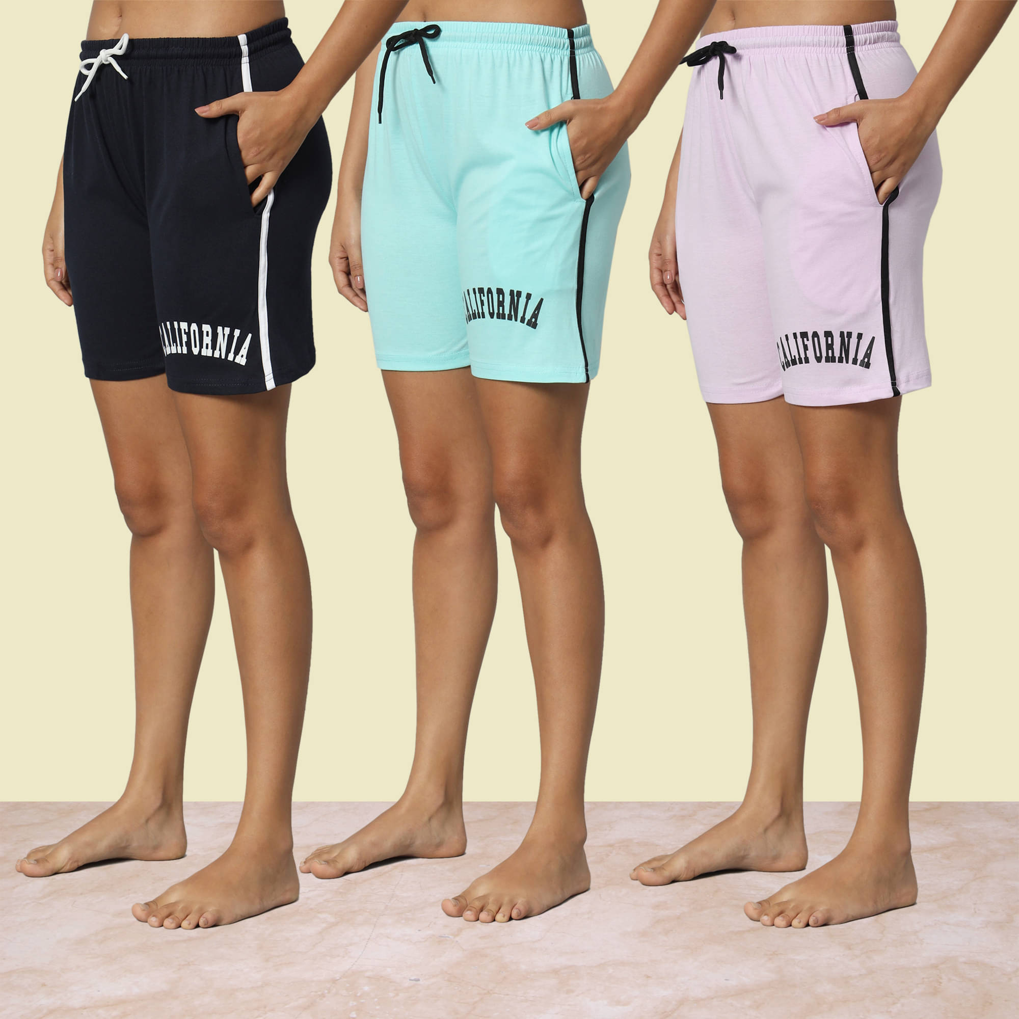     			DUCOHIVE Cotton Blend Bermuda - Multicolor 12 Pack of 3
