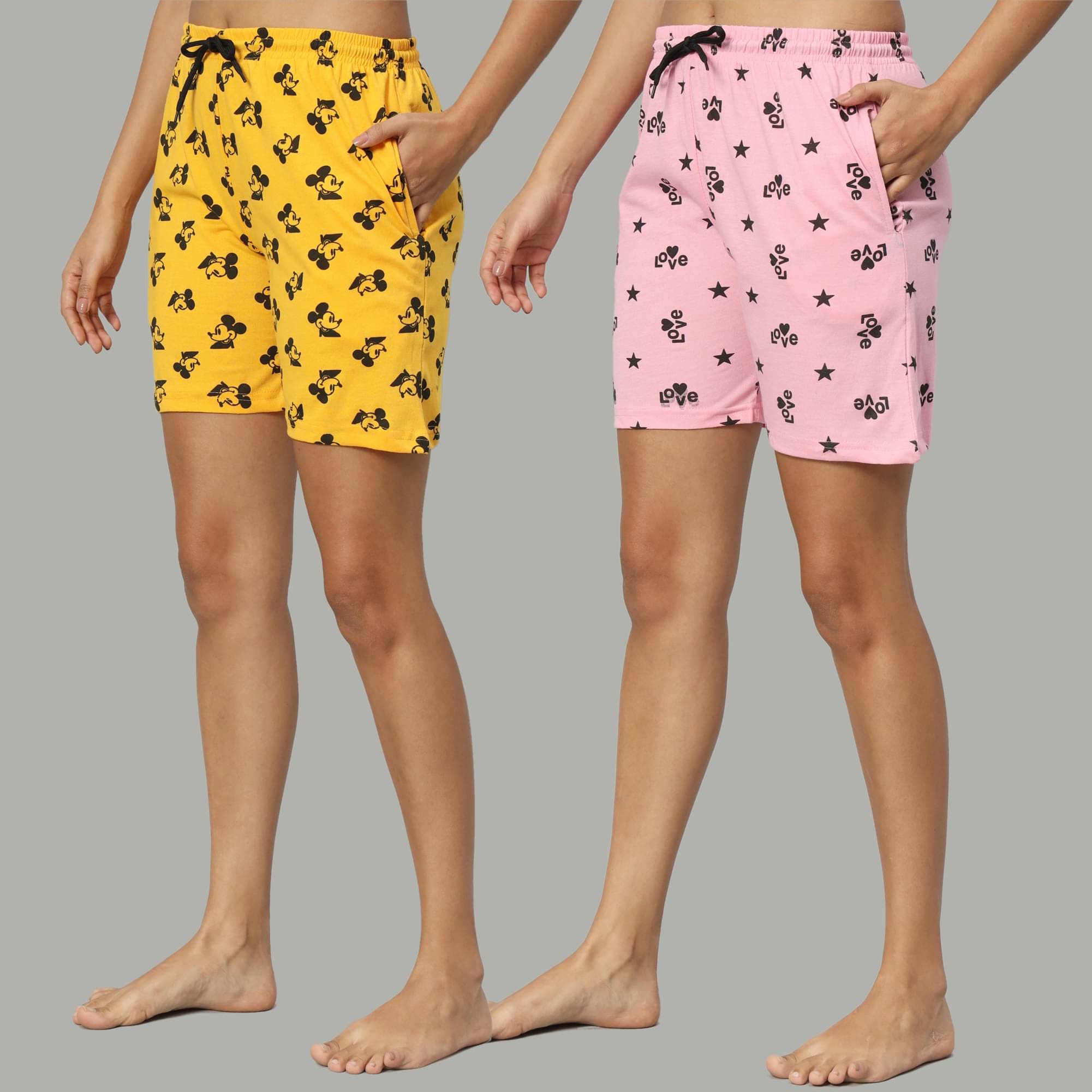     			DUCOHIVE Cotton Blend Bermuda - Multicolor 11 Pack of 2