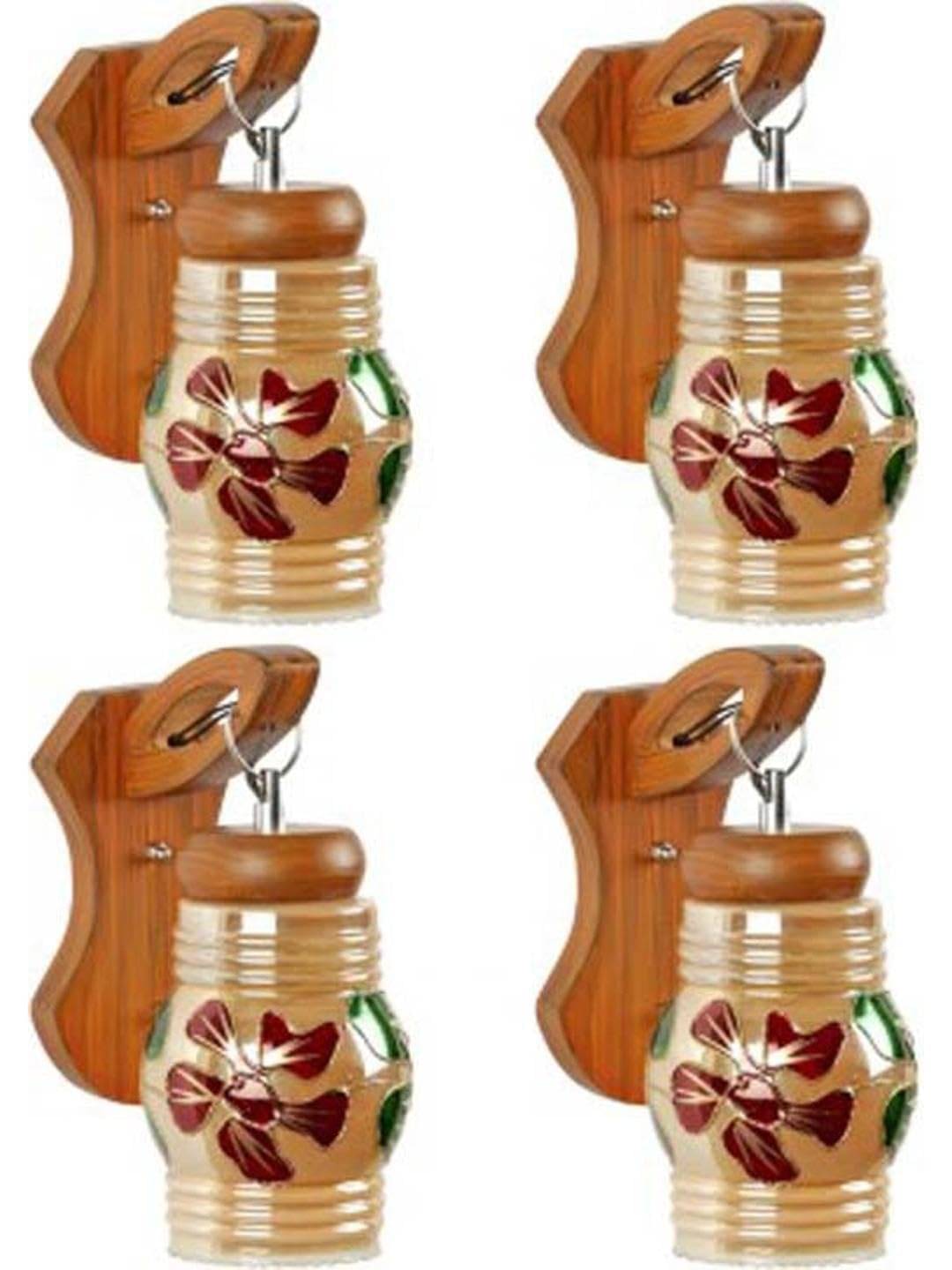     			1st Time Multicolor Down Light Wall Lamp ( Pack of 4 )