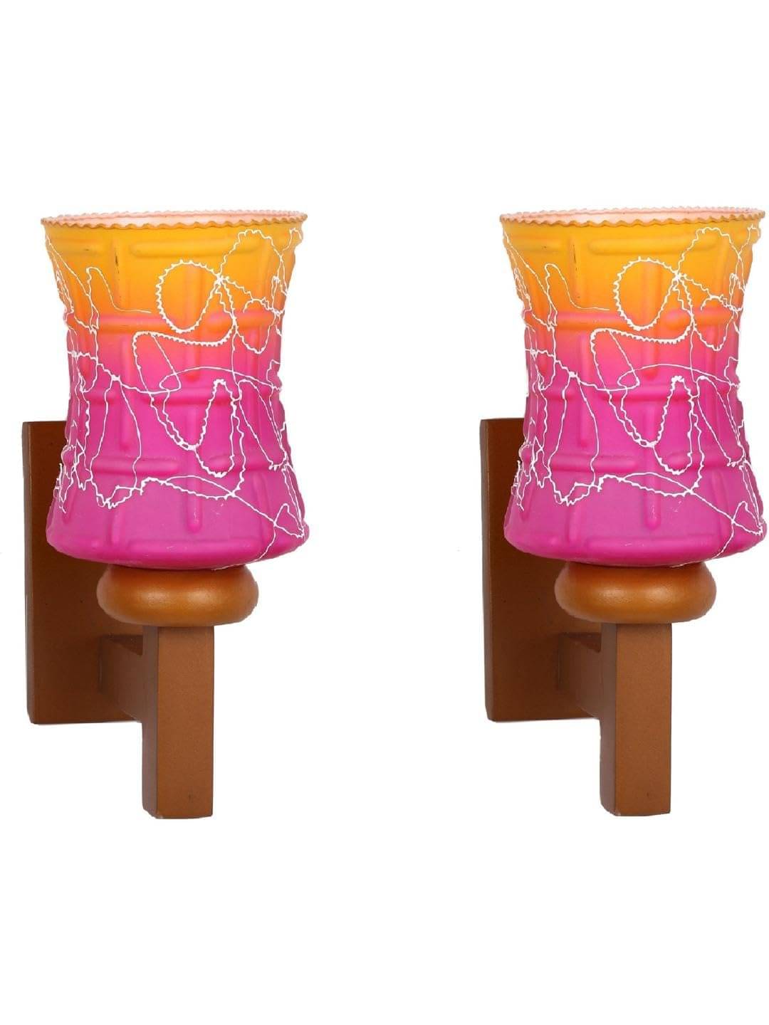     			1st Time Multicolor Swing Arm Wall Light ( Pack of 2 )