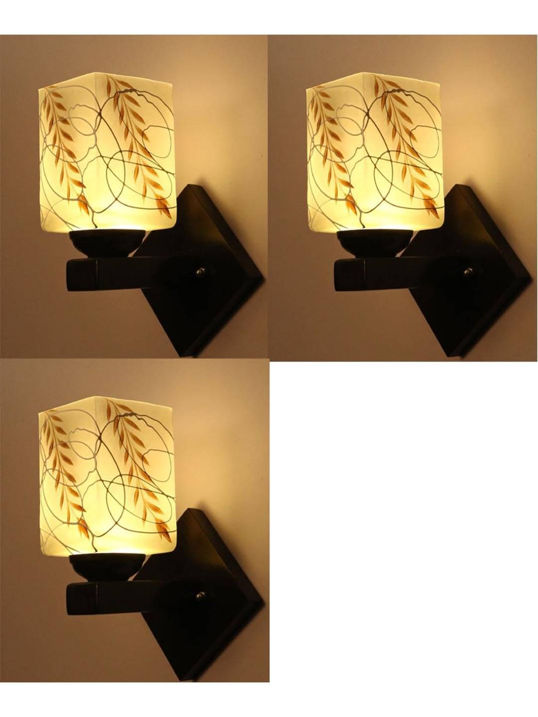 1st Time Multicolor Up Light Wall Lamp ( Pack of 3 ) 1st Time Multicolor Up Light Wall Lamp ( Pack of 3 )