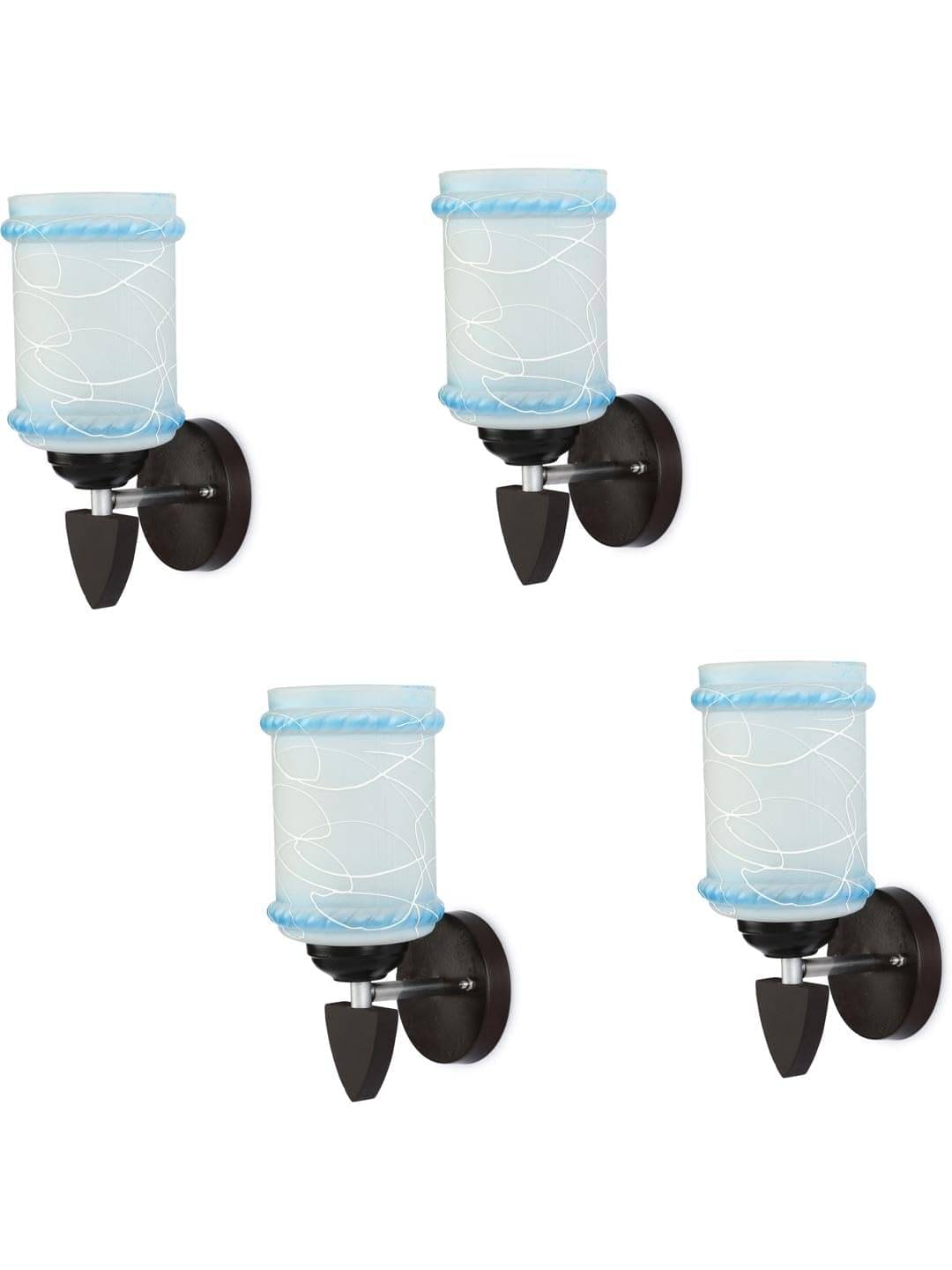     			1st Time Multicolor Up Light Wall Lamp ( Pack of 4 )