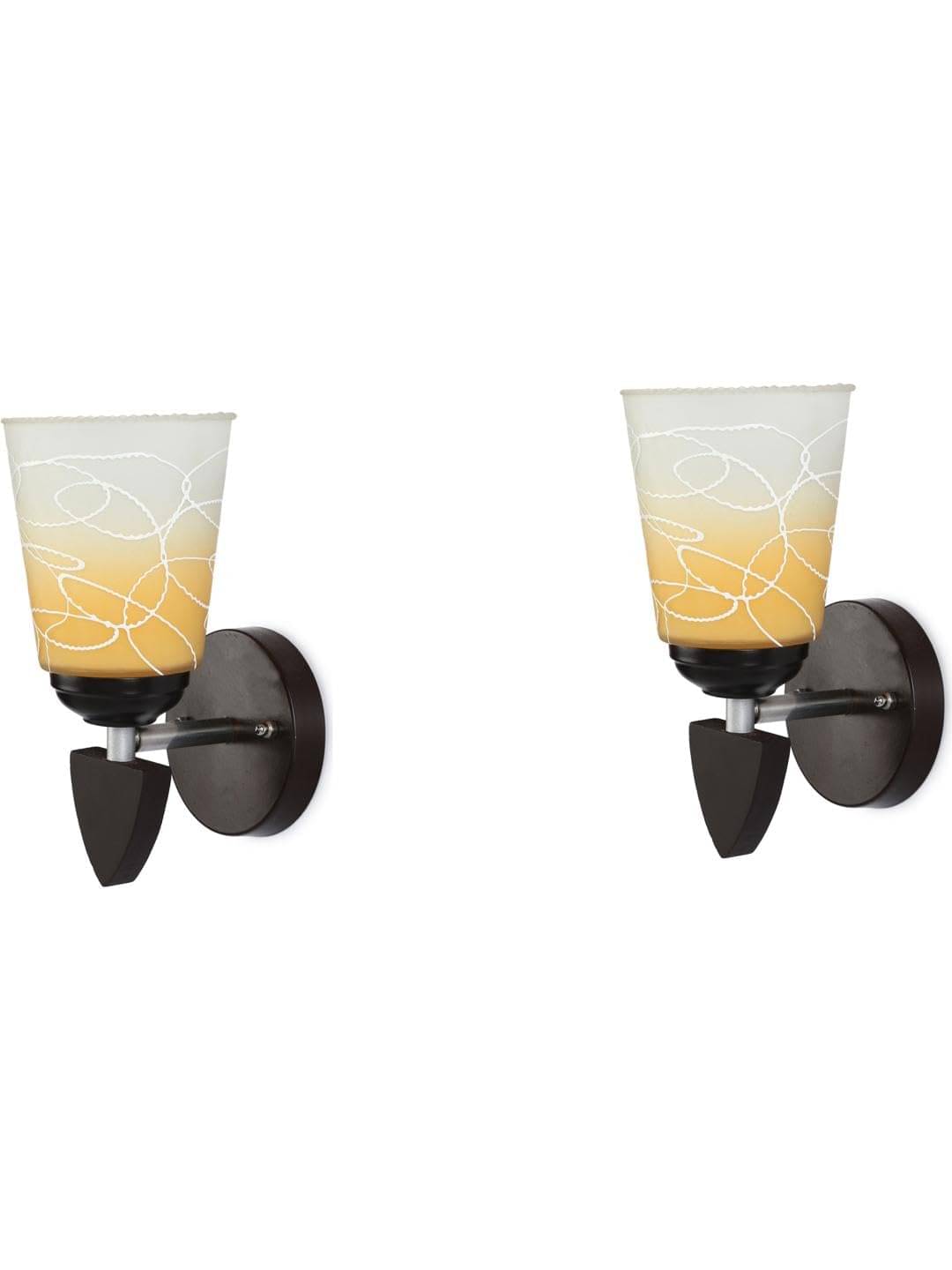     			1st Time Multicolor Up Light Wall Lamp ( Pack of 2 )
