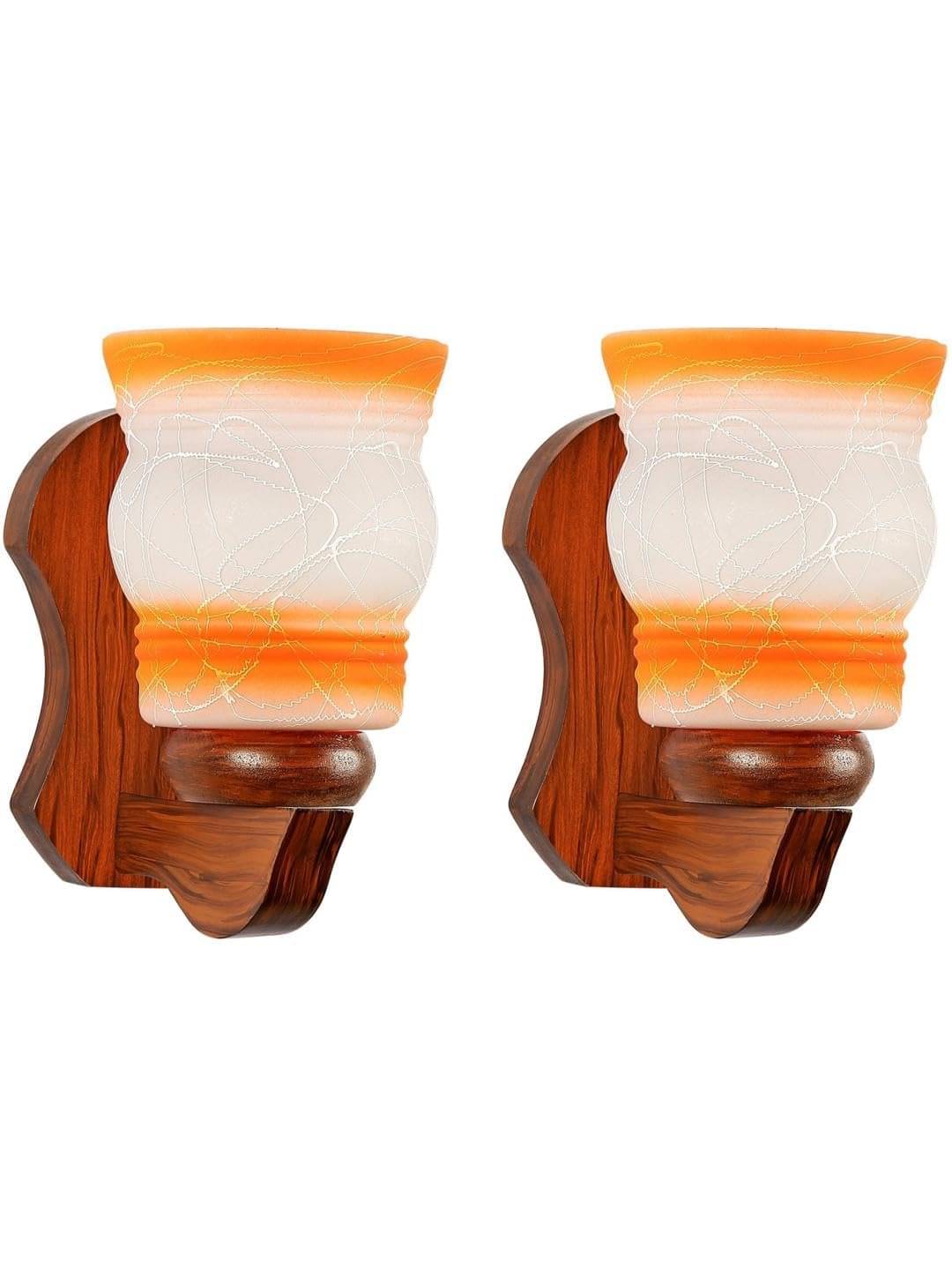     			1st Time Multicolor Up Light Wall Lamp ( Pack of 2 )