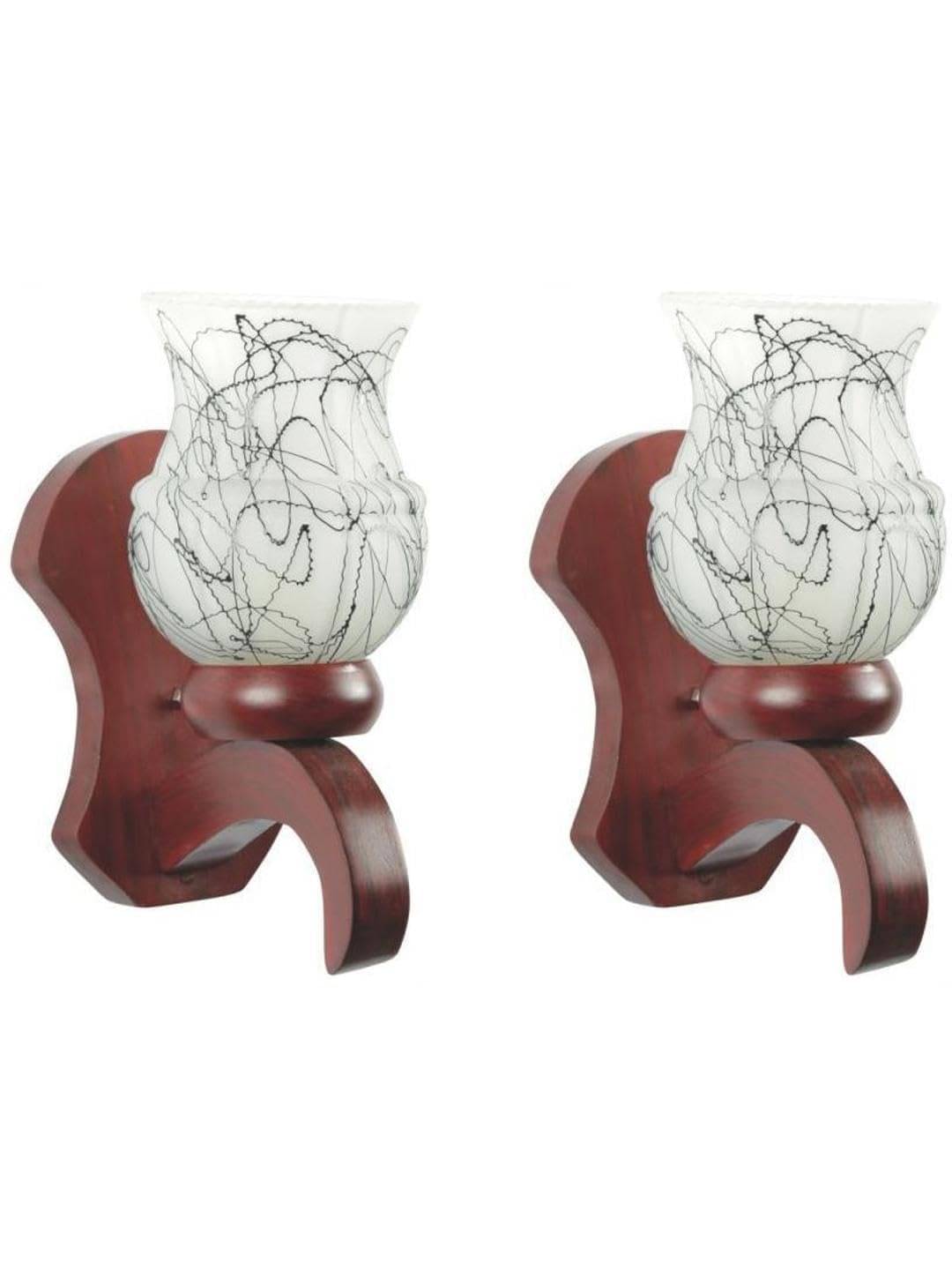     			1st Time Multicolor Up Light Wall Lamp ( Pack of 2 )