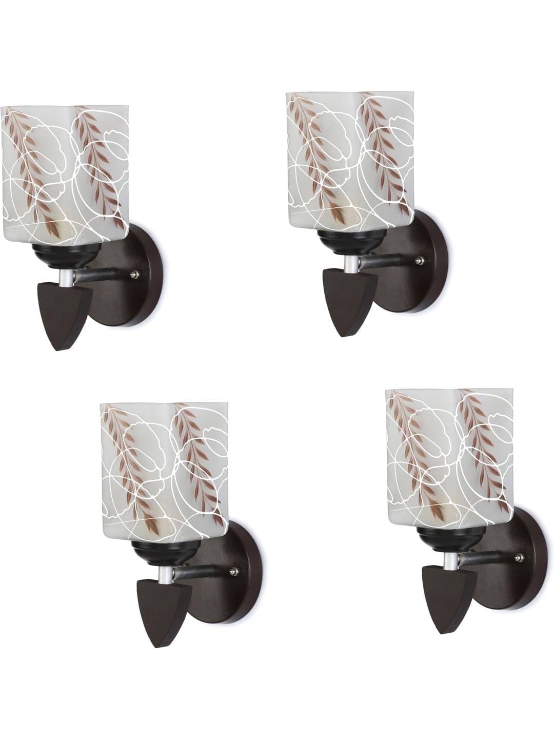     			1st Time Multicolor Up Light Wall Lamp ( Pack of 4 )