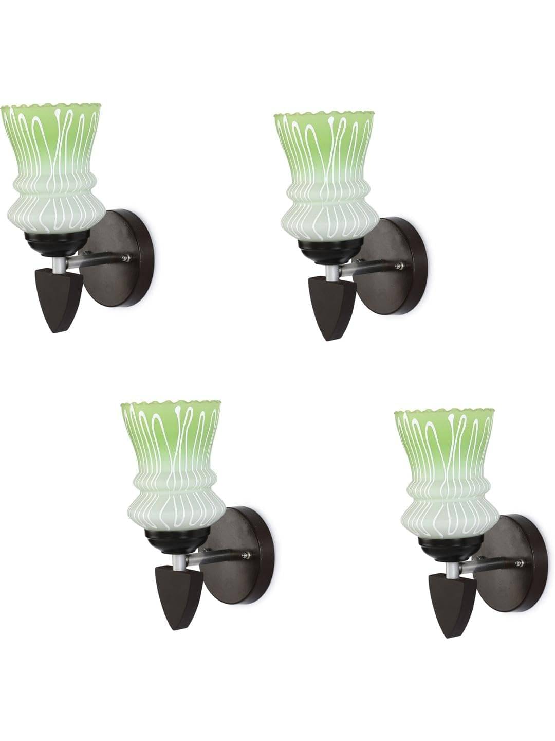     			1st Time Multicolor Up Light Wall Lamp ( Pack of 4 )