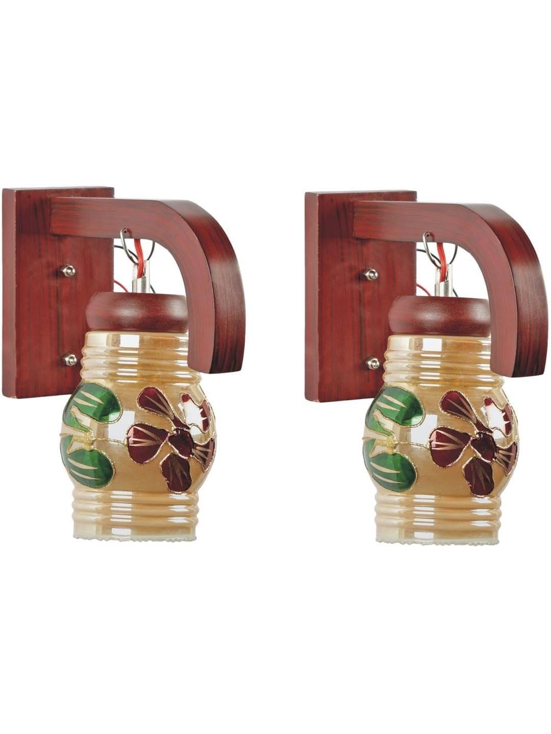     			1st Time Multicolor Up Light Wall Lamp ( Pack of 2 )