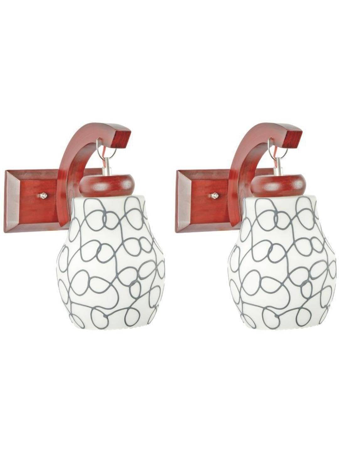    			1st Time Multicolor Up Light Wall Lamp ( Pack of 2 )