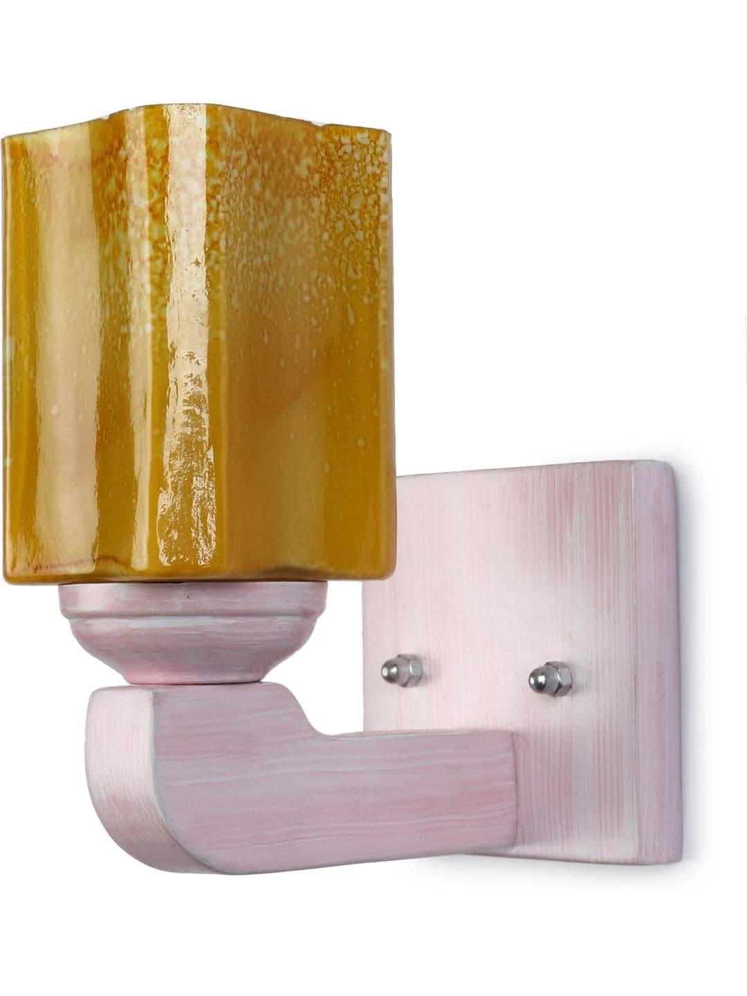     			1st Time Yellow Up Light Wall Lamp ( Pack of 1 )