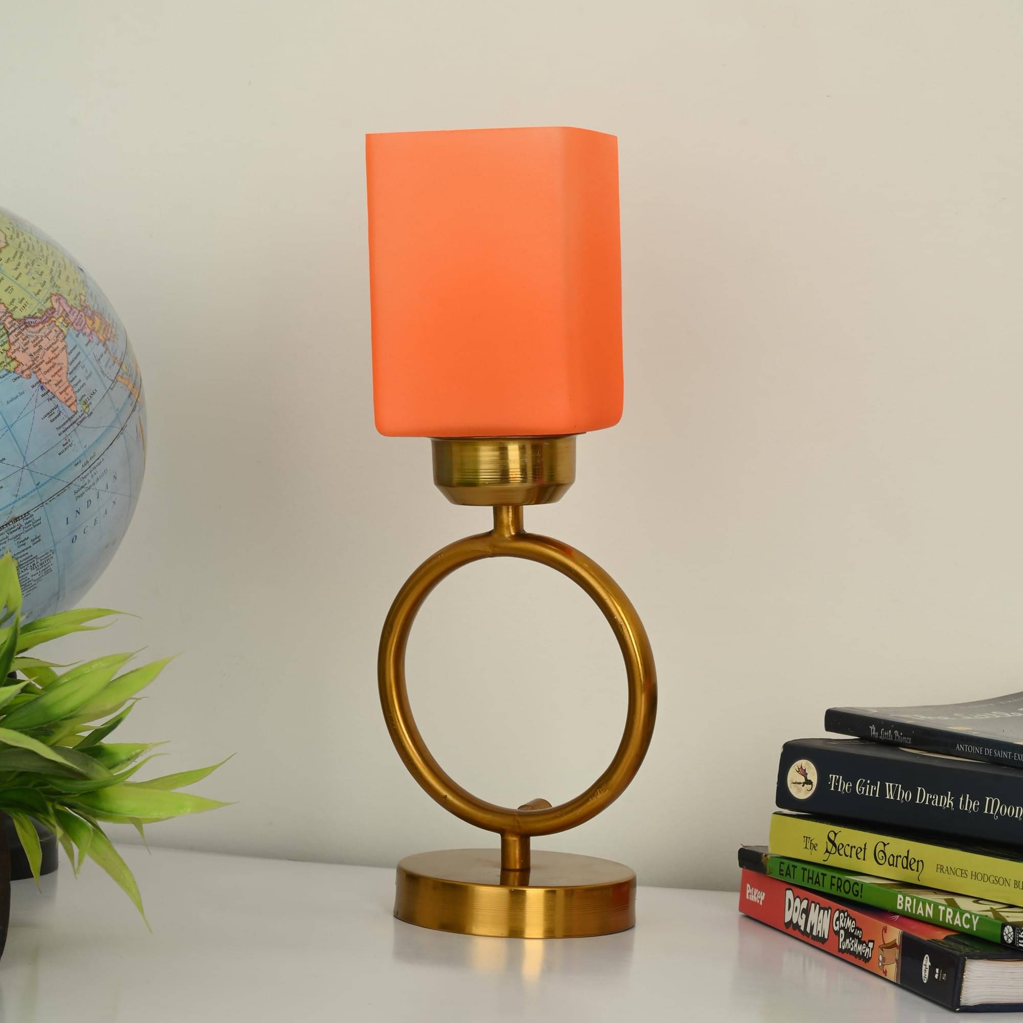     			AFAST Orange Decorative Table Lamp ( Pack of 1 )