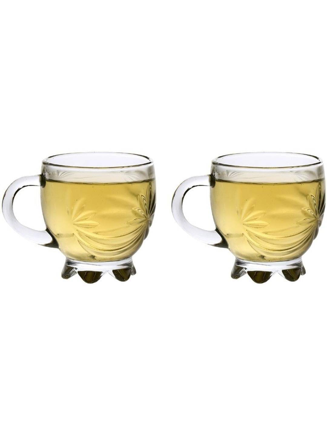     			AFAST Tea Coffee Cup Solid Glass Tea Cup 100 ml ( Pack of 2 )