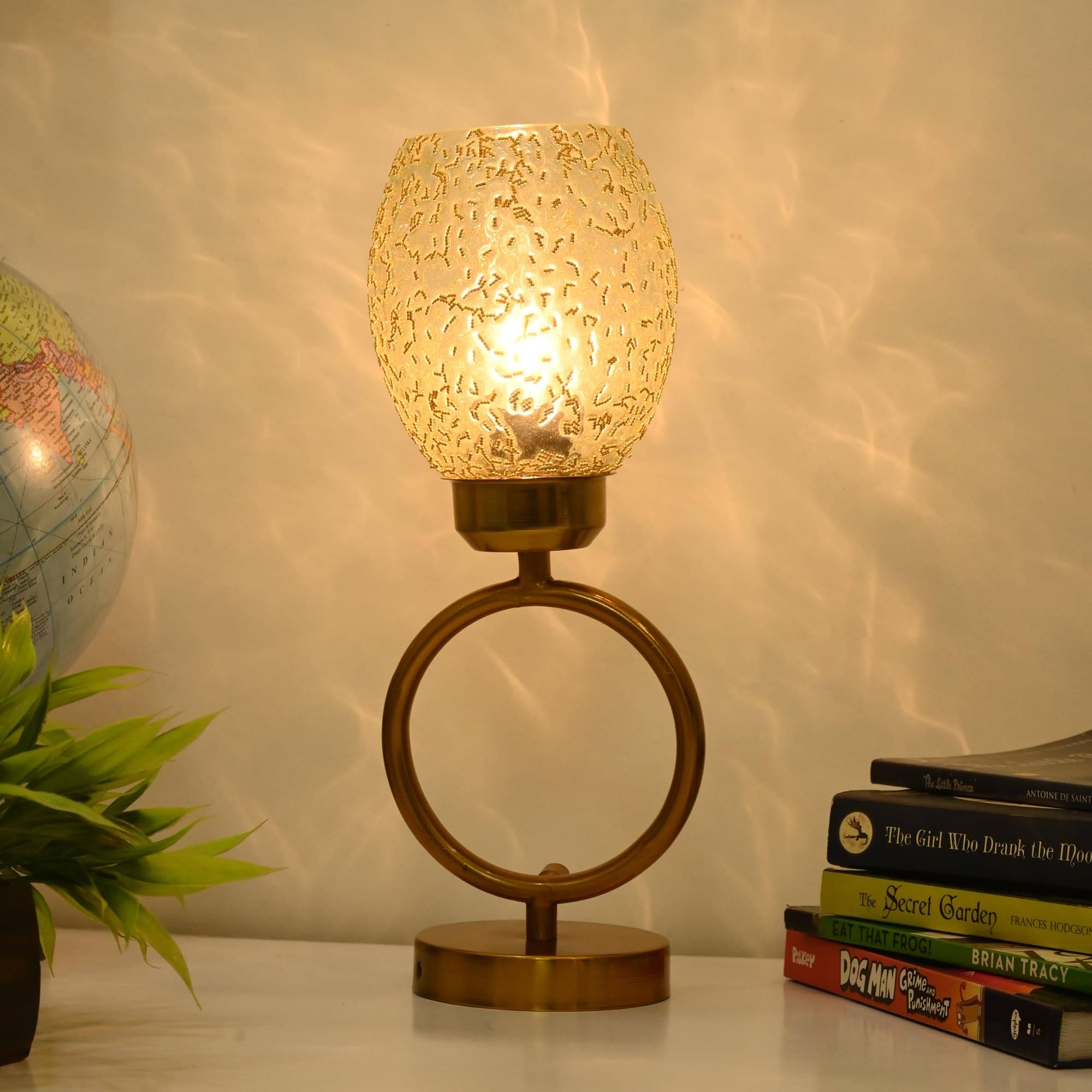    			AFAST White Decorative Table Lamp ( Pack of 1 )