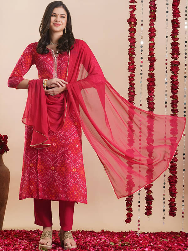 AK FASHION MALL Pack of 1 Rayon Printed Straight Women's Kurti - ( Red ) AK FASHION MALL Pack of 1 Rayon Printed Straight Women's Kurti - ( Red )