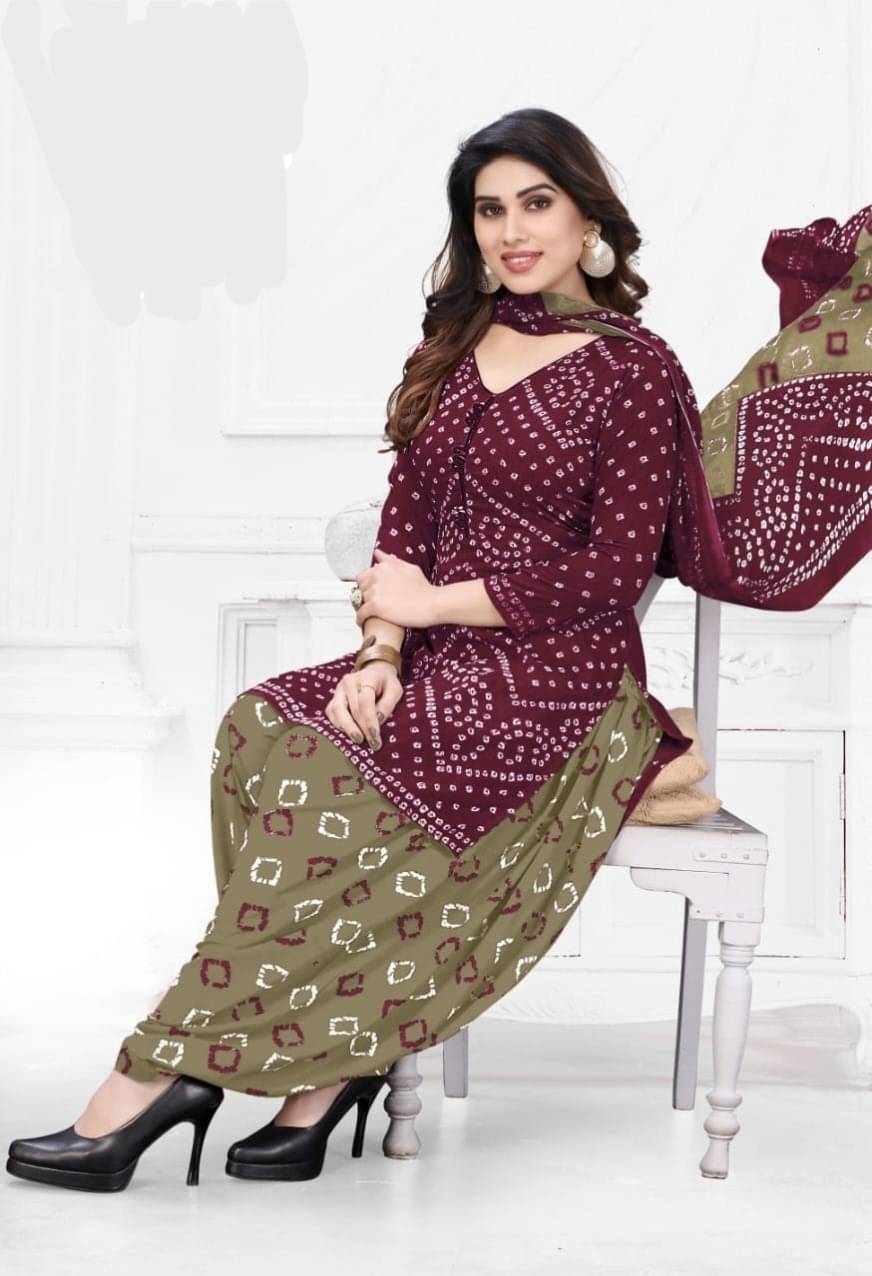 ANNAPURNA CREATION Unstitched Crepe Printed Dress Material - Maroon ( Pack of 1 ) ANNAPURNA CREATION Unstitched Crepe Printed Dress Material - Maroon ( Pack of 1 )