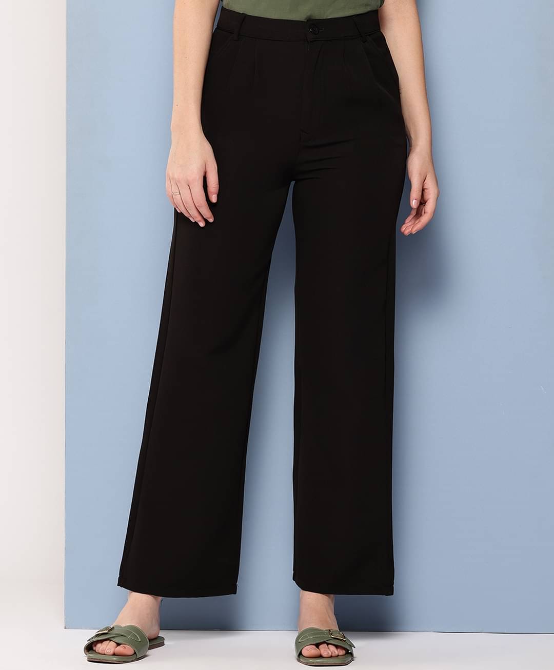     			Aarika Girls Cotton Polyester Jeans ( Pack of 1 , Black )