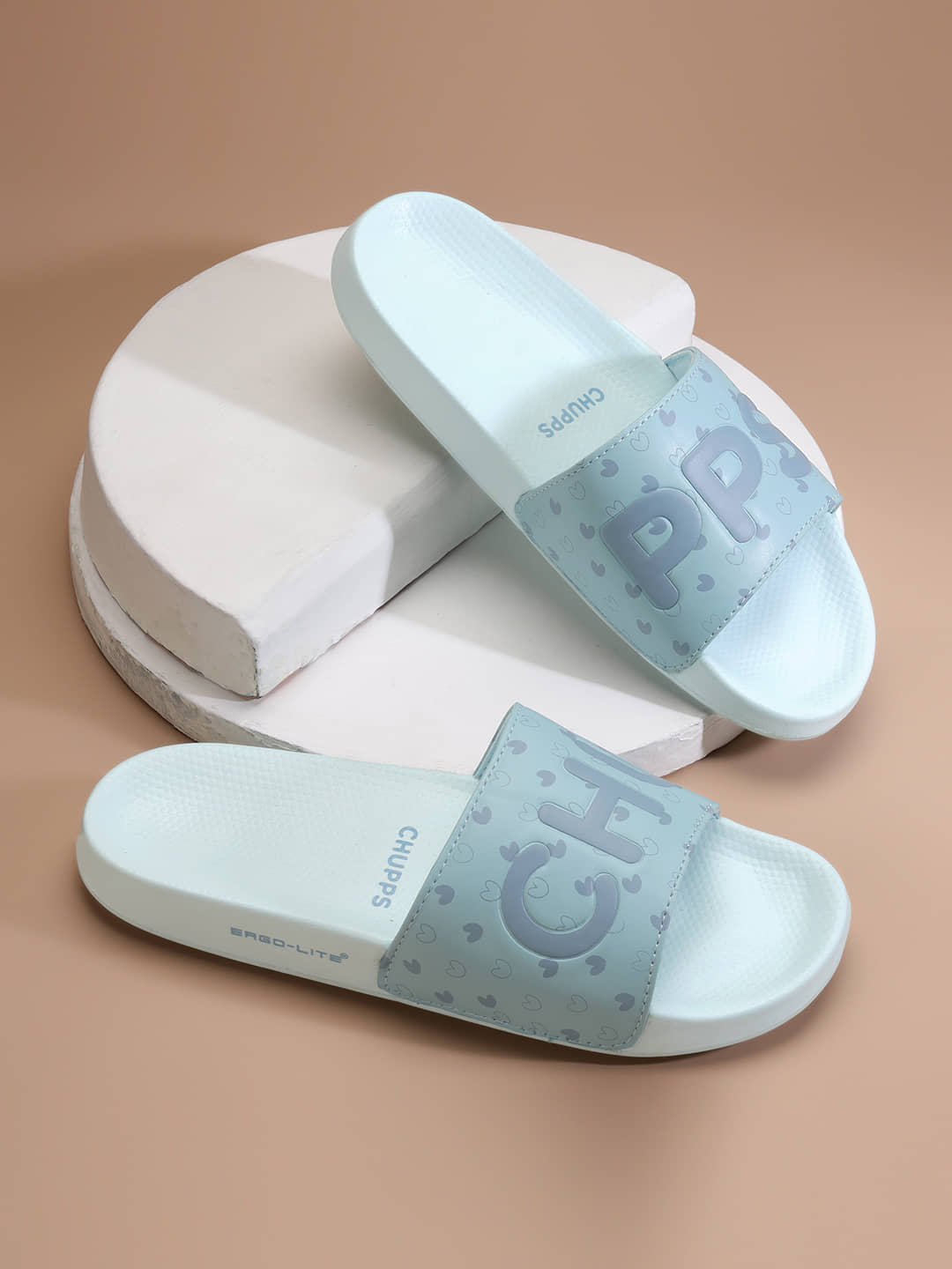 CHUPPS Blue Women's Slide Flip Flop