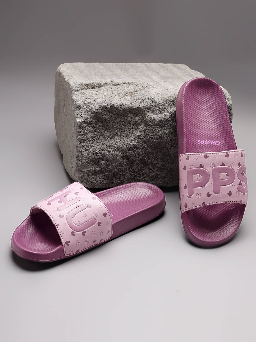     			CHUPPS Purple Women's Slide Flip Flop