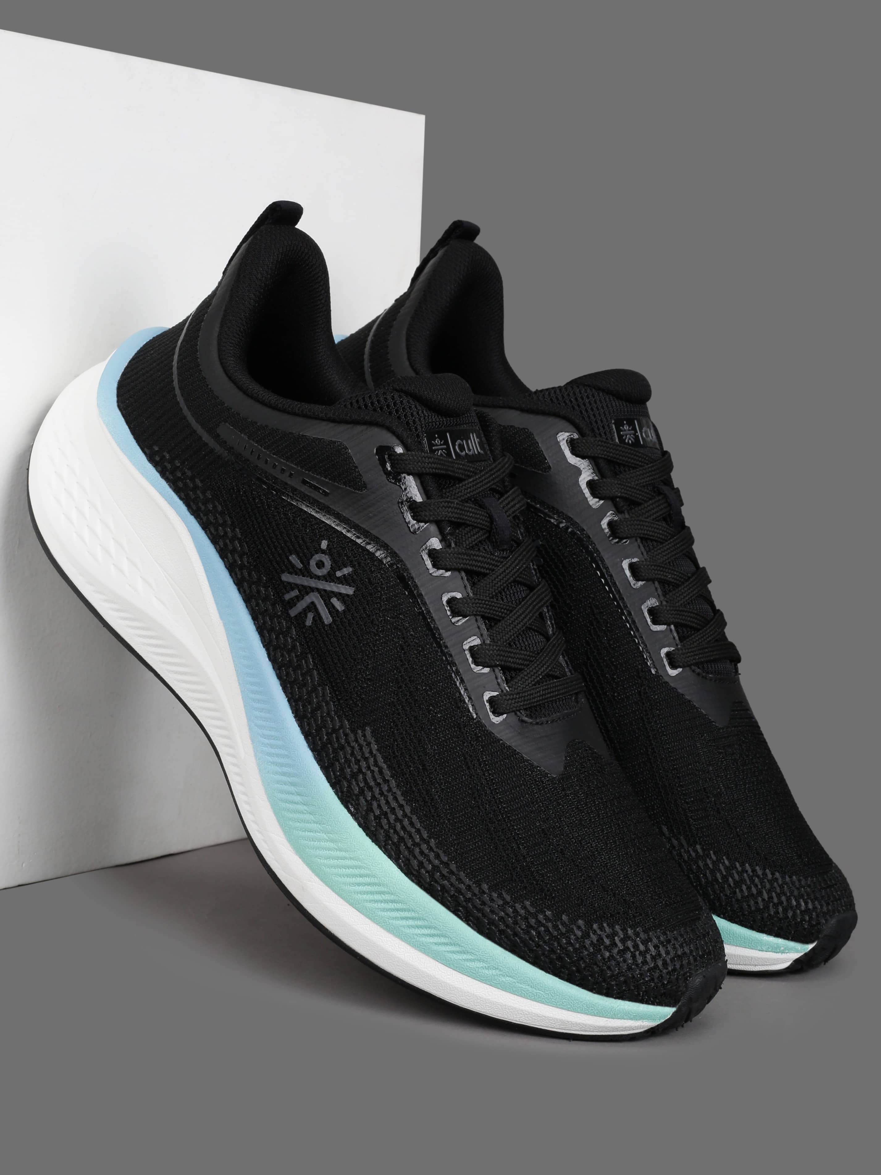 Cult Aeris Black Men's Sports Running Shoes - Sports Shoes | Buy online on ZillyBuy