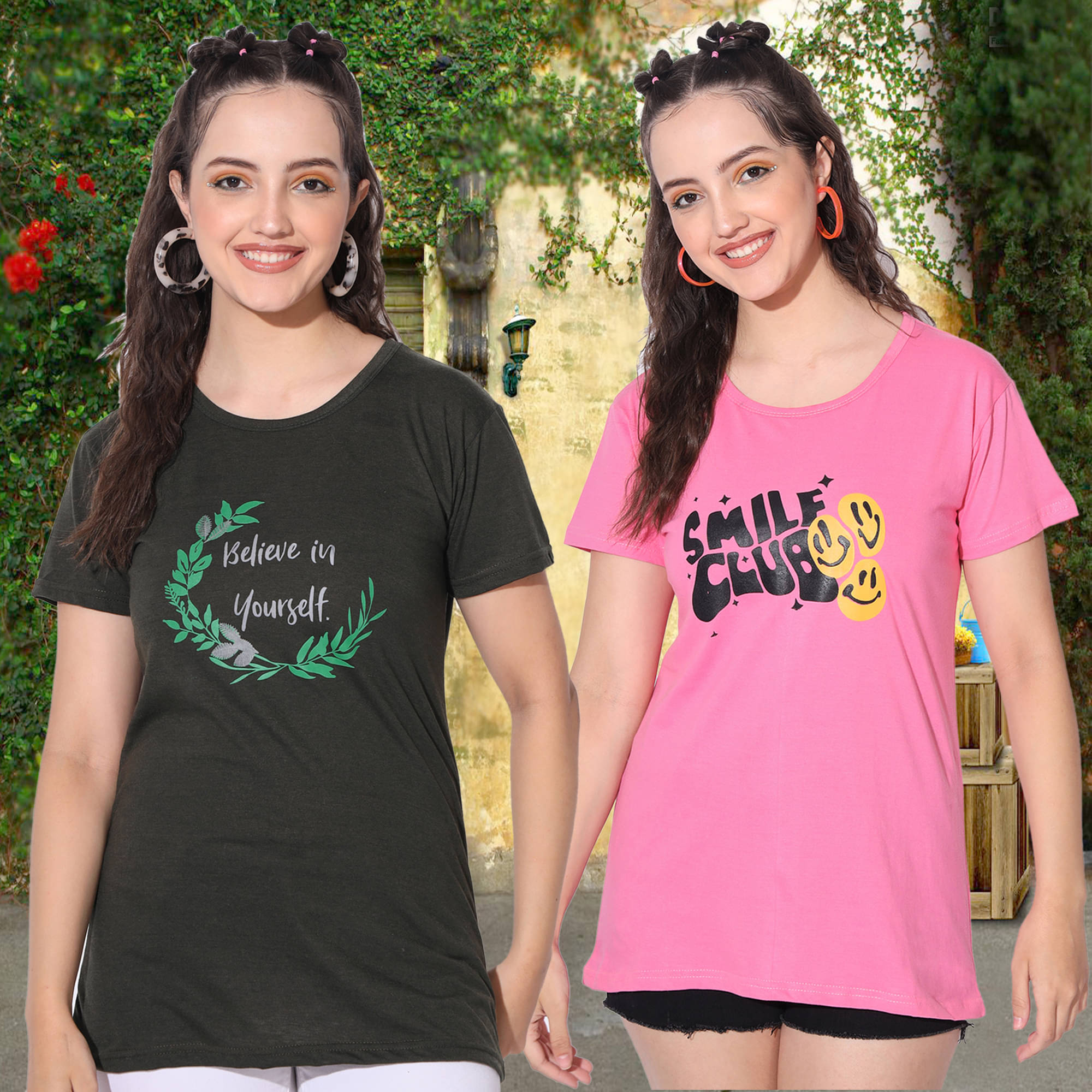     			DUCOHIVE Women's Cotton Regular Top ( Multicolor 4 )