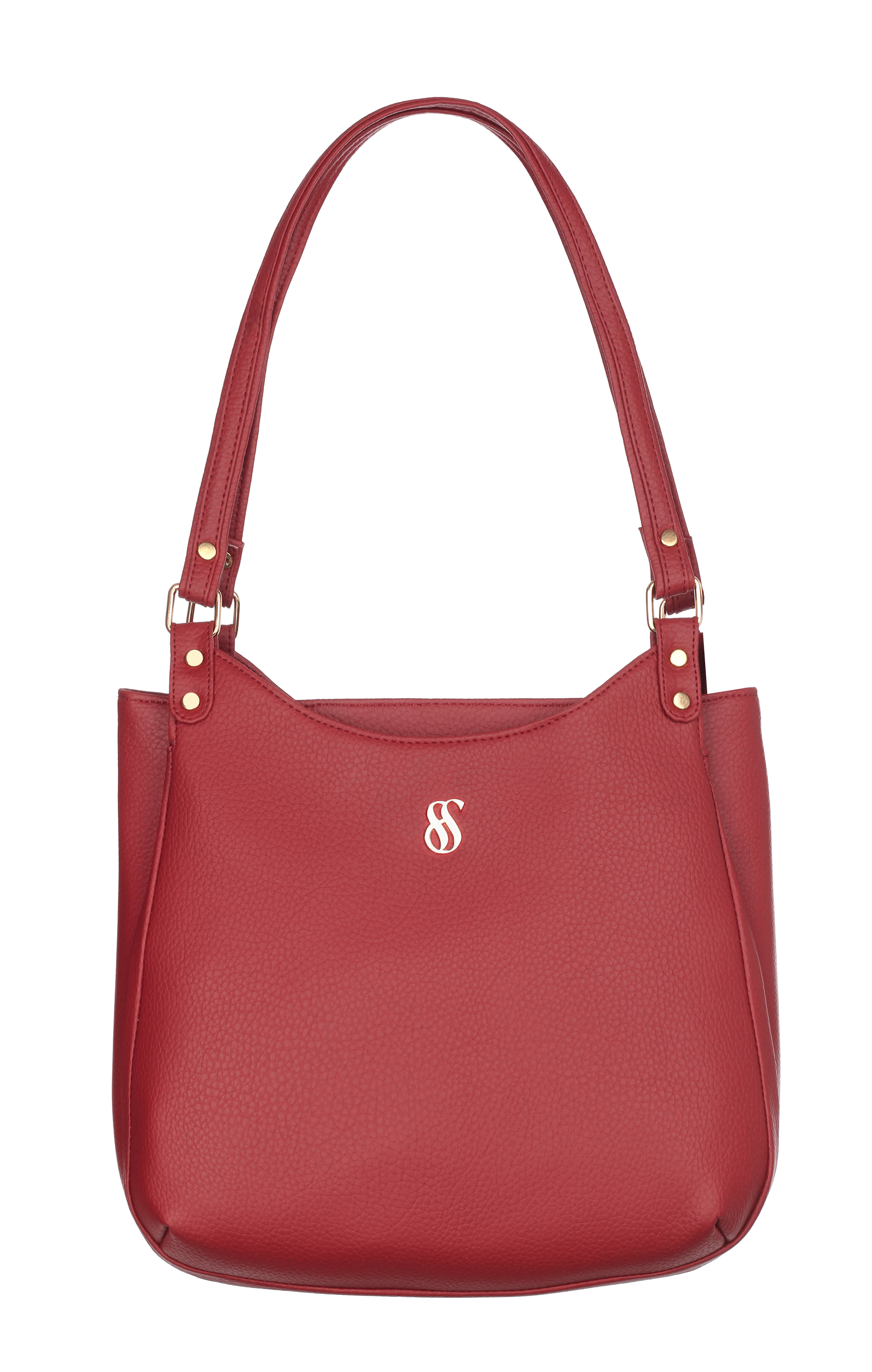     			Fostelo Shoulder Bag PU Set of 1 ( Maroon )