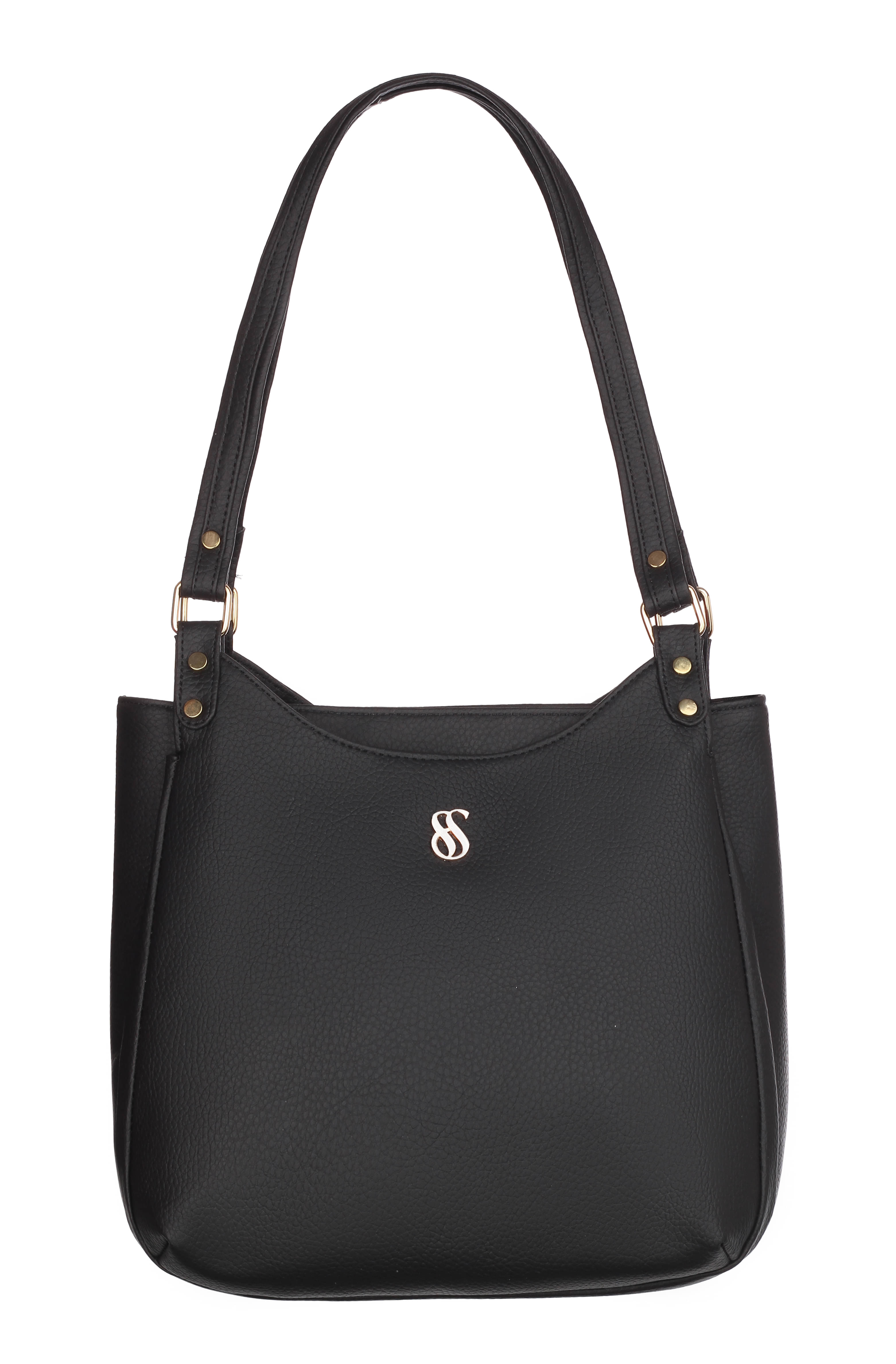     			Fostelo Shoulder Bag PU Set of 1 ( Black )