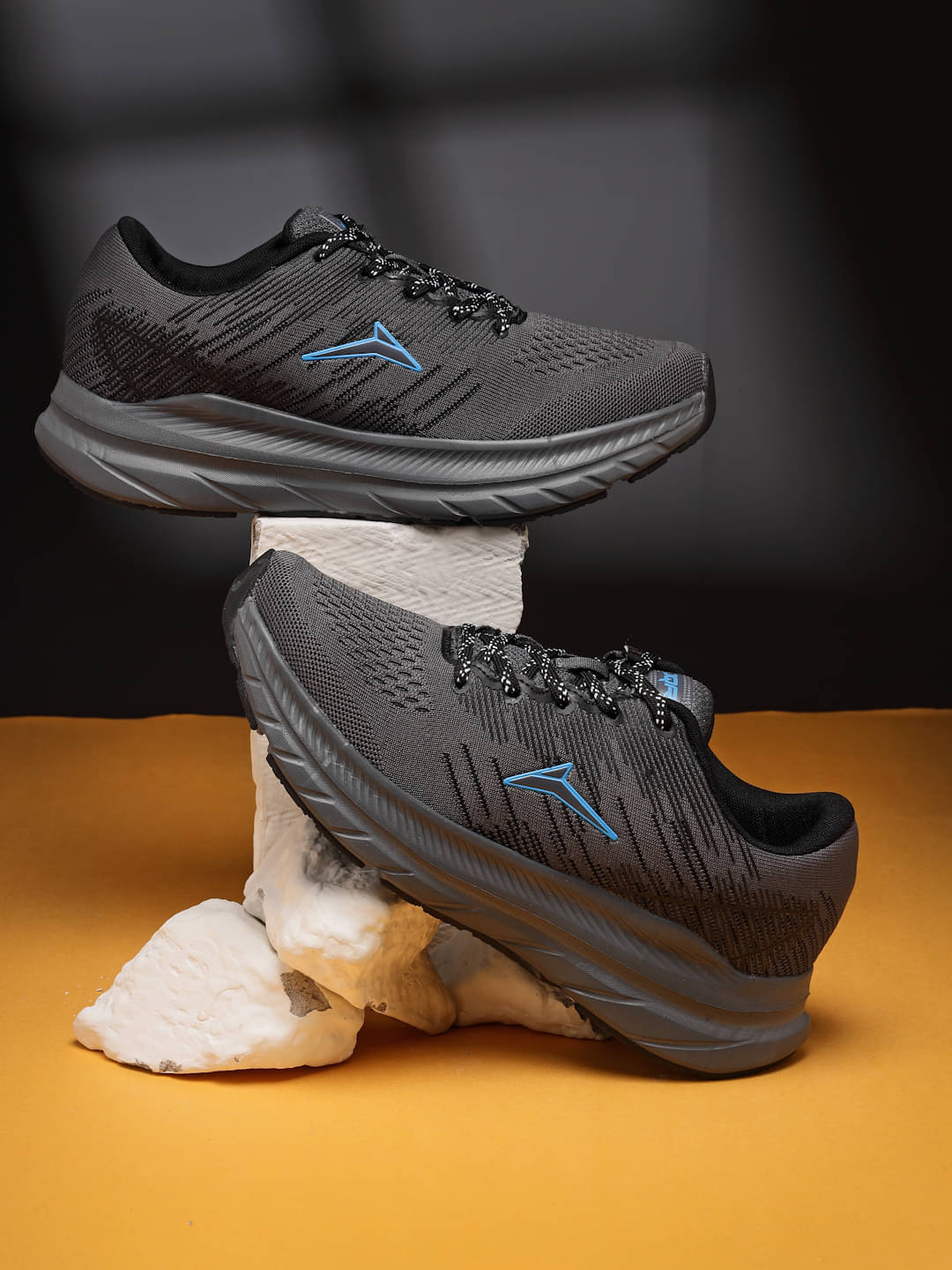 JQR BLAKE Gray Men's Sports Running Shoes JQR BLAKE Gray Men's Sports Running Shoes