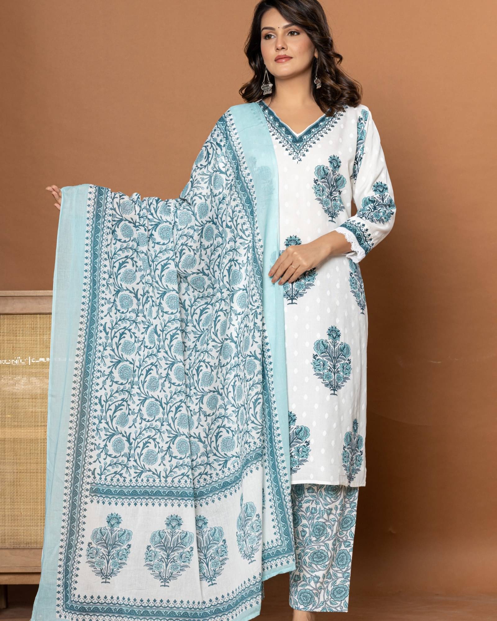 Laxmi Creation Viscose Printed Kurti With Pants Women's Stitched Salwar Suit - Blue ( Pack of 1 ) Laxmi Creation Viscose Printed Kurti With Pants Women's Stitched Salwar Suit - Blue ( Pack of 1 )