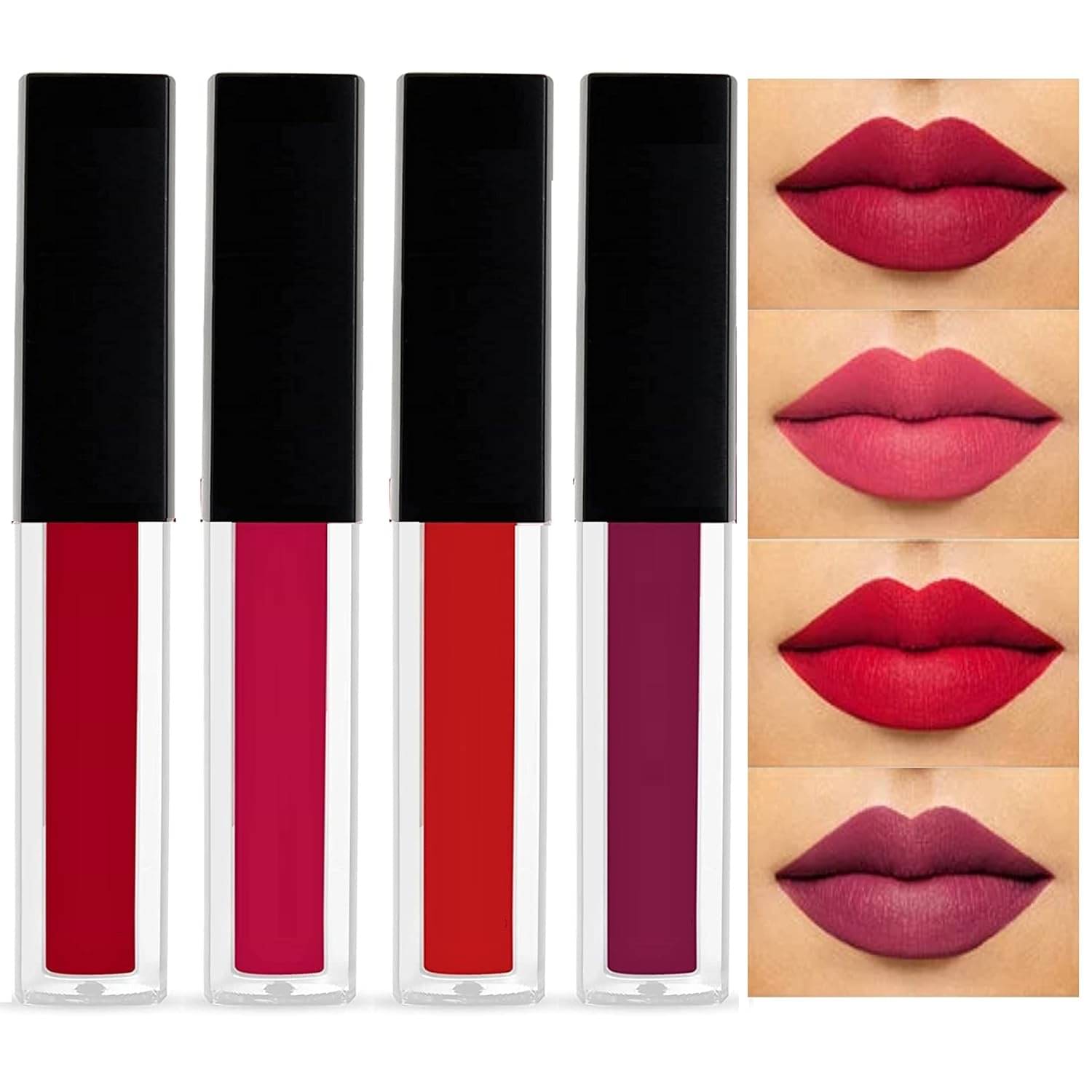     			NYN Red Matte Lipstick 4