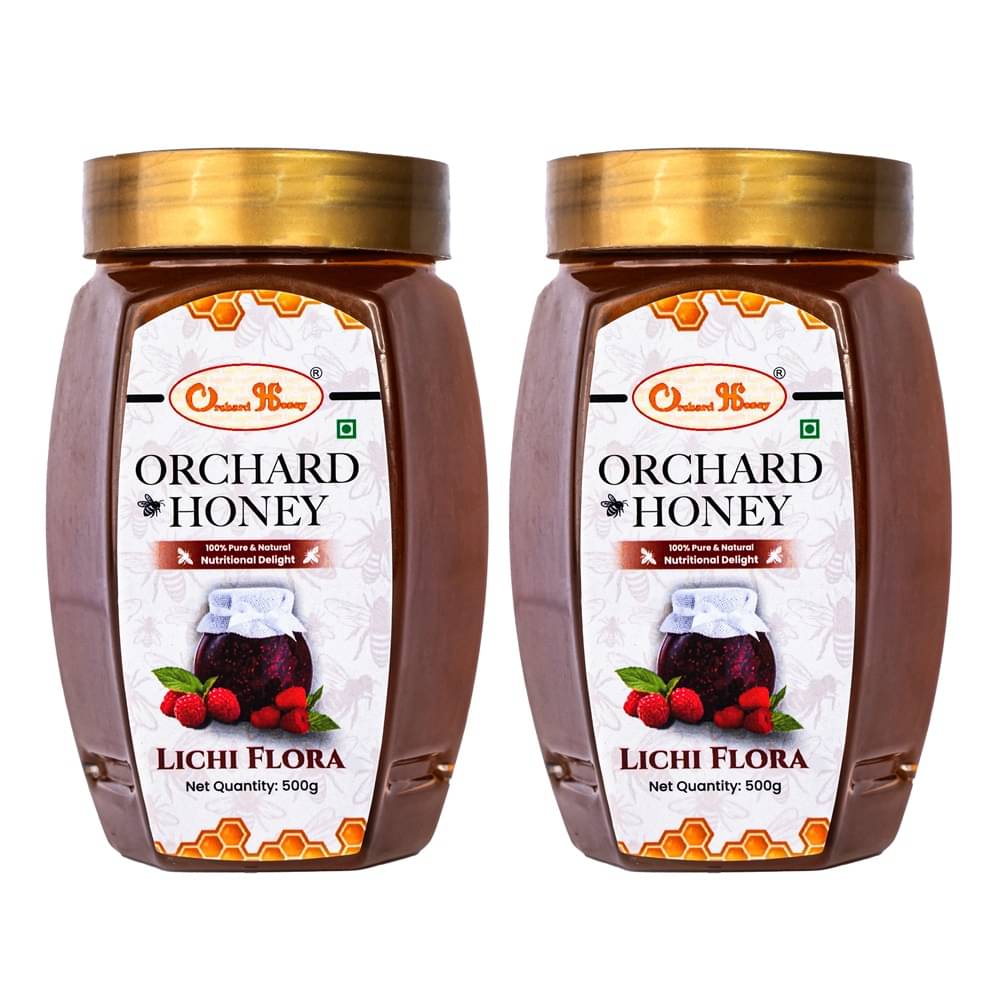 Orchard Honey Forest Honey Litchi Flora Honey 500 g Pack of 2 Orchard Honey Forest Honey Litchi Flora Honey 500 g Pack of 2