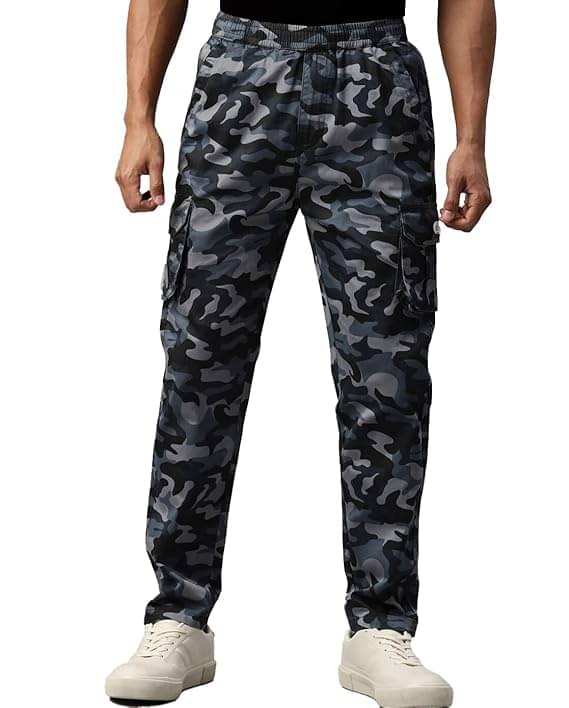     			Reoutlook Regular Flat Men's Cargos - Grey ( Pack of 1 )