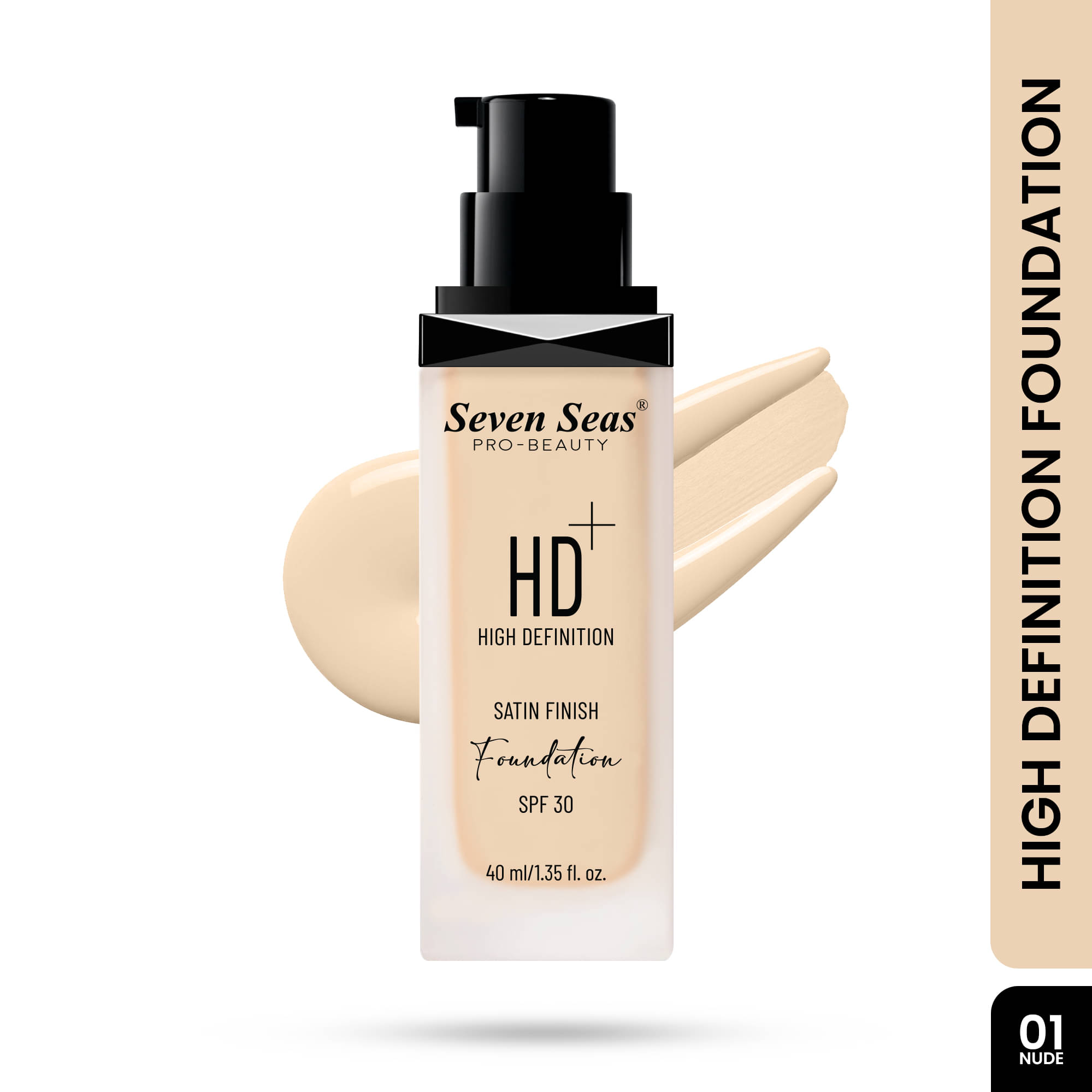     			Seven Seas Matte Liquid For Normal Skin Nude Foundation Pack of 1