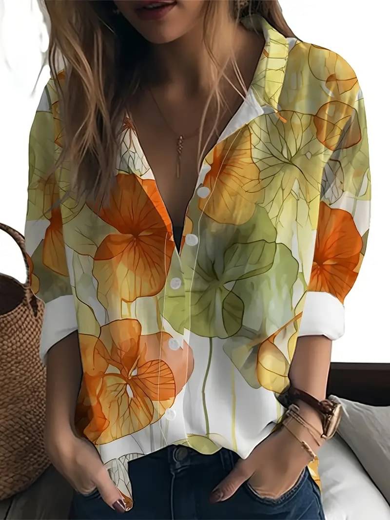     			gufrina Women Printed Polyester Shirt ( Multicolor )