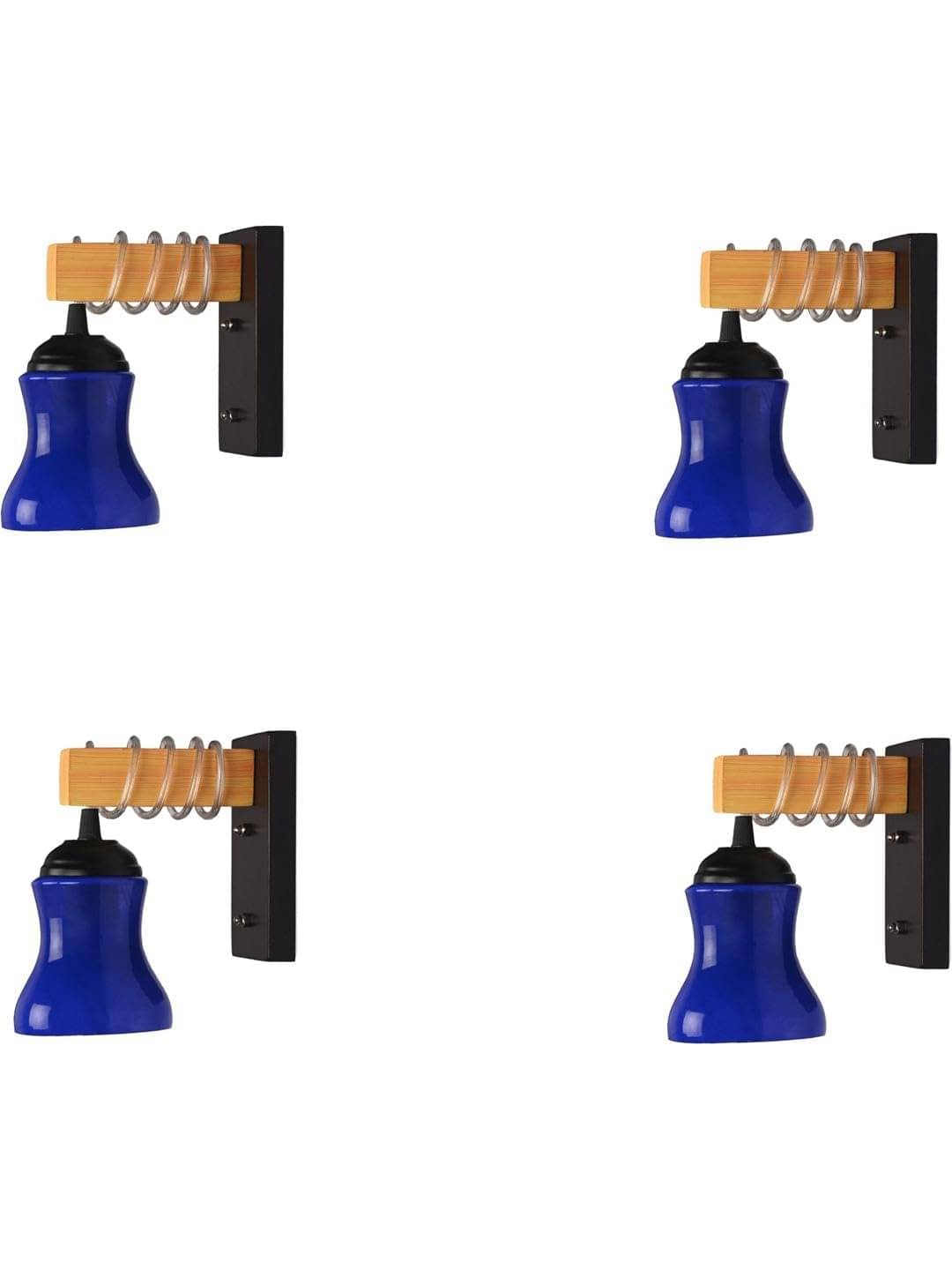 1st Time Blue Swing Arm Wall Light ( Pack of 4 ) 1st Time Blue Swing Arm Wall Light ( Pack of 4 )