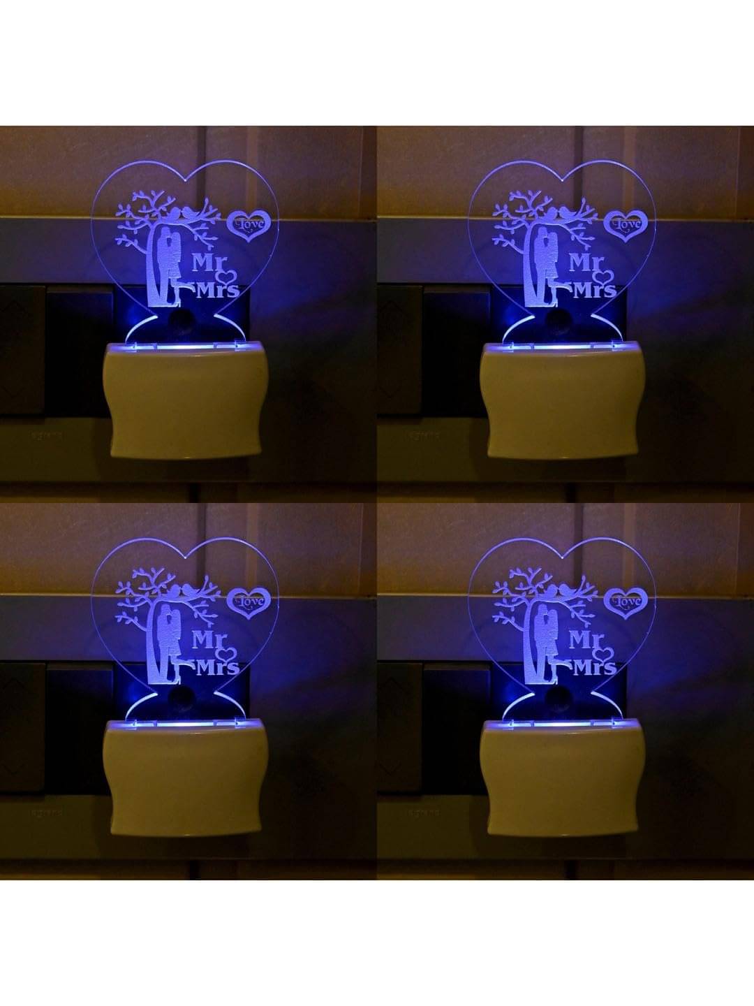 1st Time Multicolor Night Lamp ( Pack of 4 ) 1st Time Multicolor Night Lamp ( Pack of 4 )