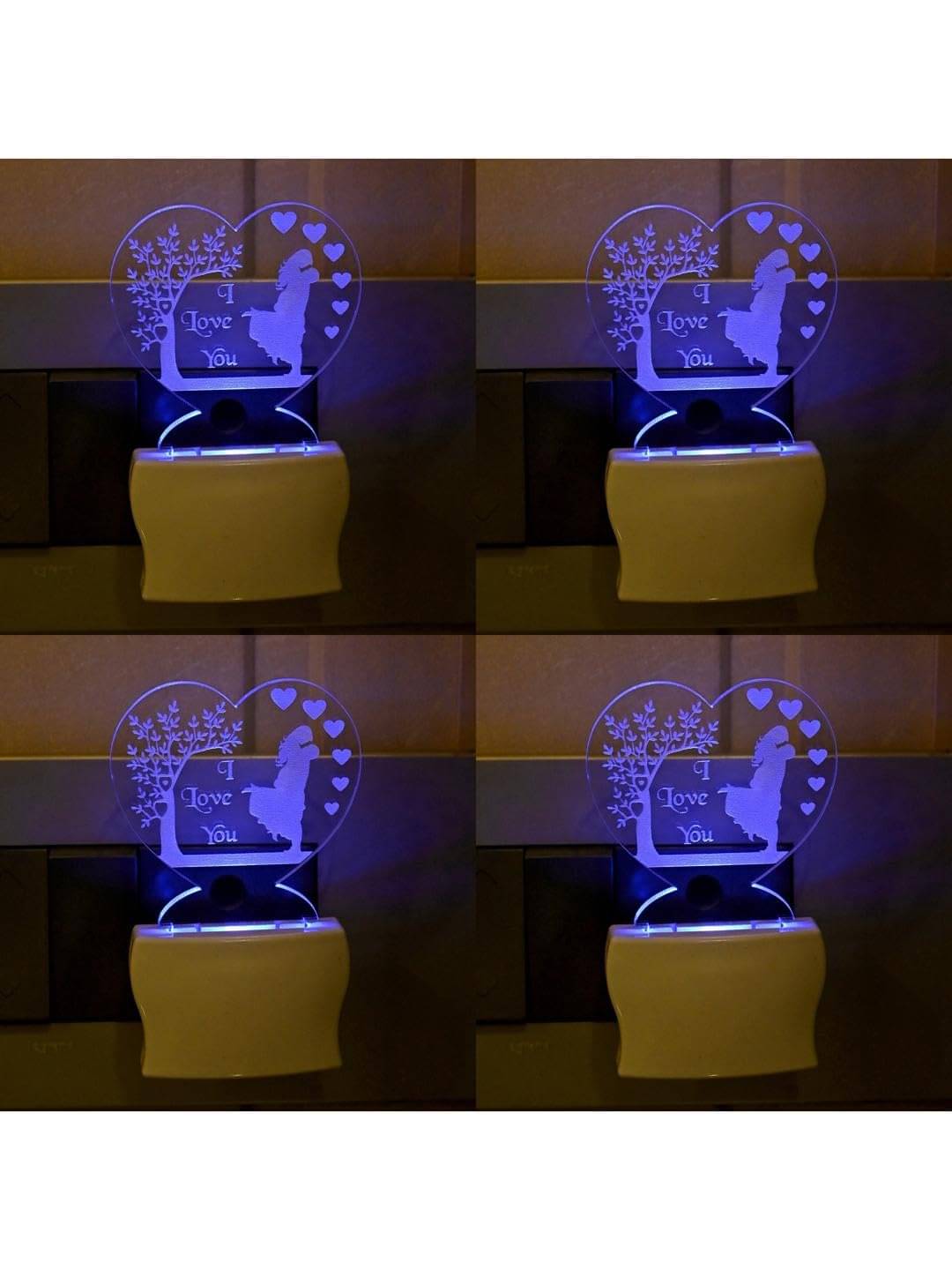 1st Time Multicolor Night Lamp ( Pack of 4 ) 1st Time Multicolor Night Lamp ( Pack of 4 )
