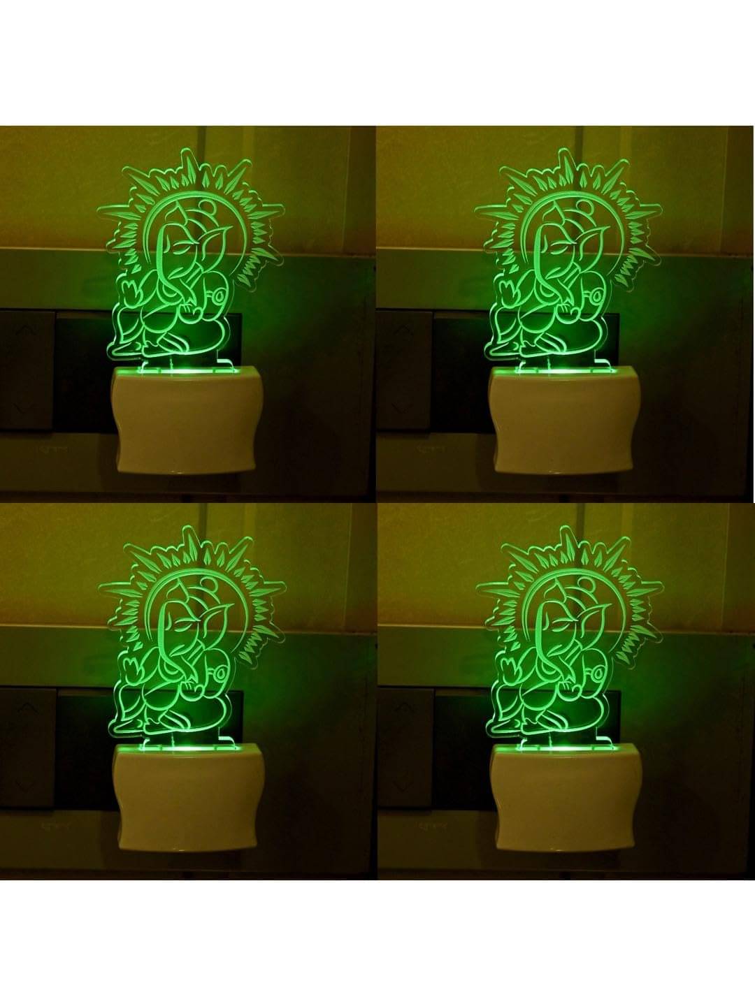 1st Time Multicolor Night Lamp ( Pack of 4 ) 1st Time Multicolor Night Lamp ( Pack of 4 )