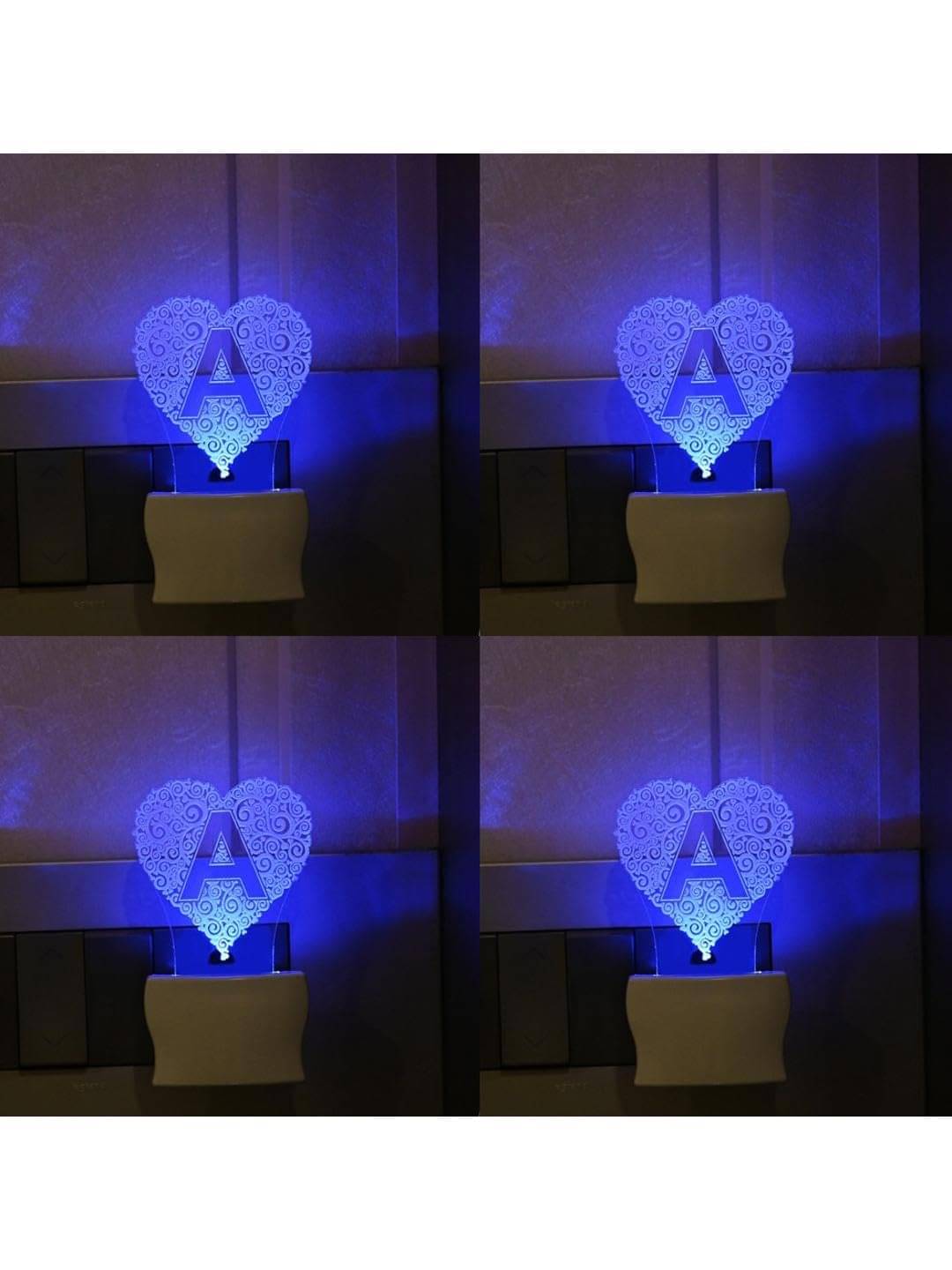     			1st Time Multicolor Night Lamp ( Pack of 4 )