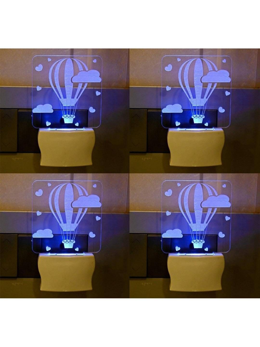 1st Time Multicolor Night Lamp ( Pack of 4 ) 1st Time Multicolor Night Lamp ( Pack of 4 )