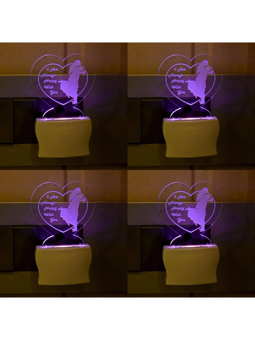 1st Time Multicolor Night Lamp ( Pack of 4 ) 1st Time Multicolor Night Lamp ( Pack of 4 )
