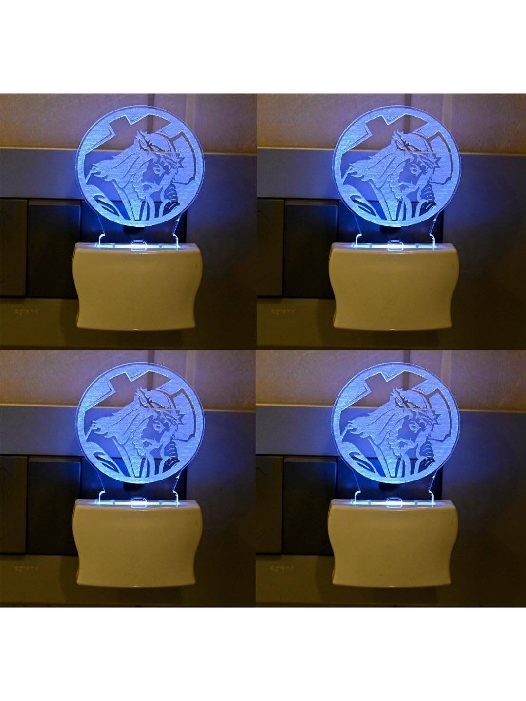     			1st Time Multicolor Night Lamp ( Pack of 4 )
