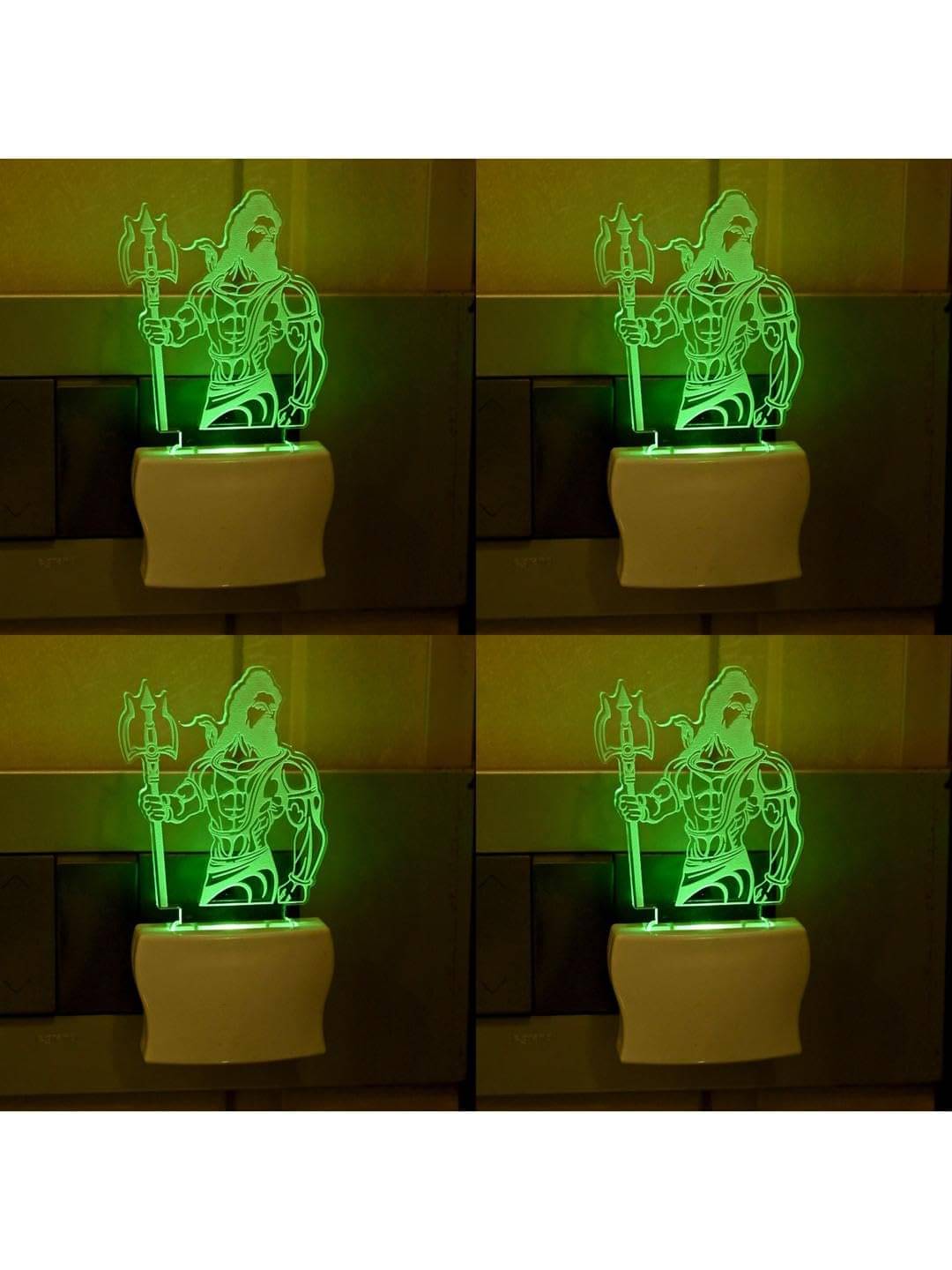     			1st Time Multicolor Night Lamp ( Pack of 4 )