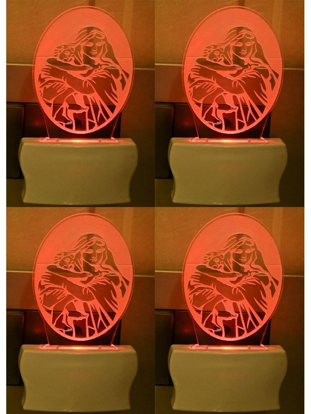 1st Time Multicolor Night Lamp ( Pack of 4 ) 1st Time Multicolor Night Lamp ( Pack of 4 )