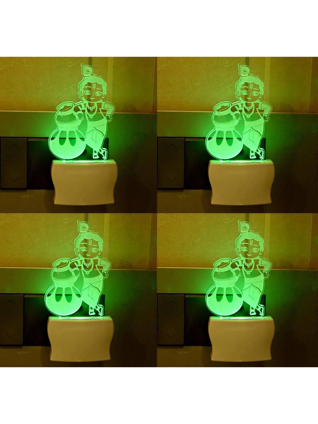 1st Time Multicolor Night Lamp ( Pack of 4 ) 1st Time Multicolor Night Lamp ( Pack of 4 )