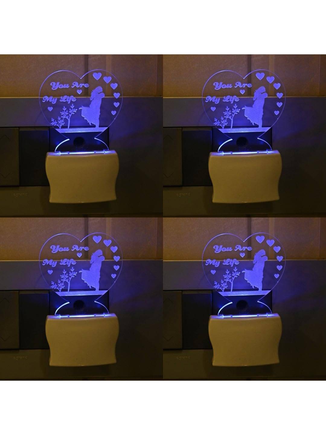1st Time Multicolor Night Lamp ( Pack of 4 ) 1st Time Multicolor Night Lamp ( Pack of 4 )