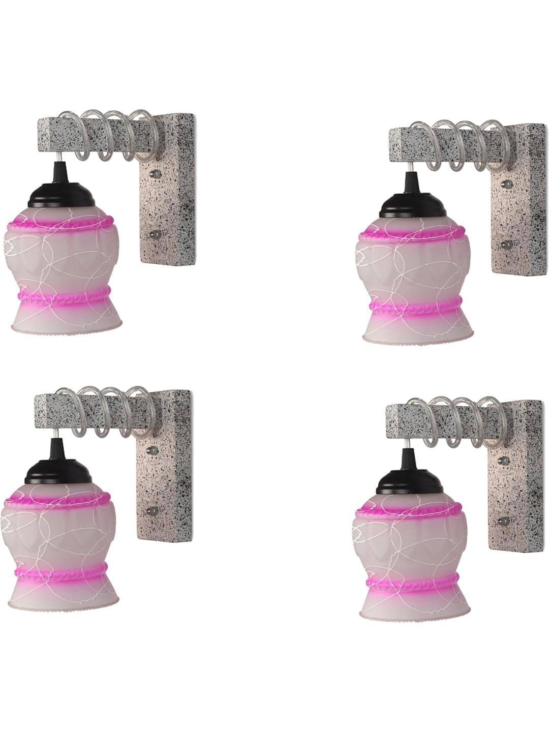 1st Time Multicolor Swing Arm Wall Light ( Pack of 4 ) 1st Time Multicolor Swing Arm Wall Light ( Pack of 4 )